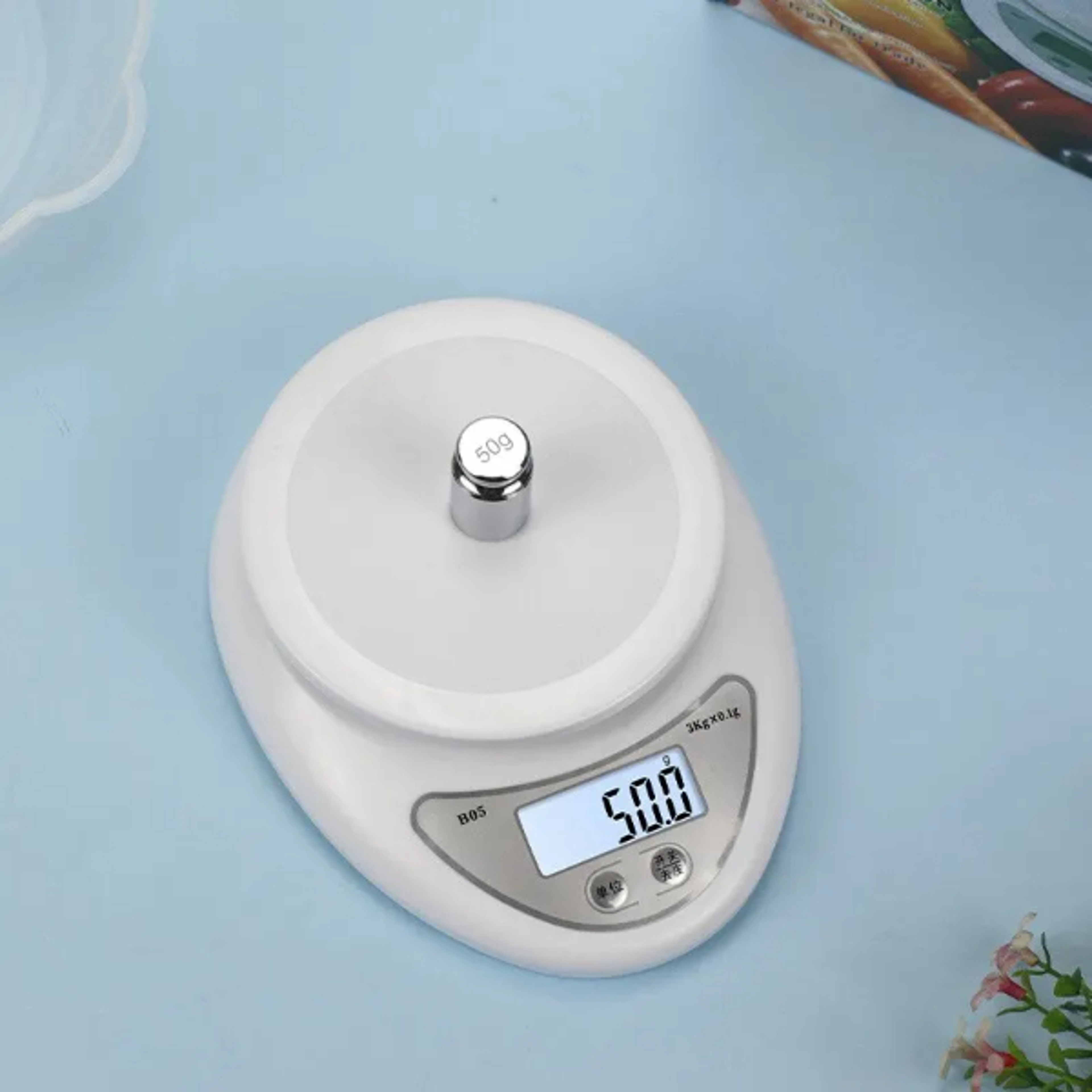 High precision portable kitchen scale for home use