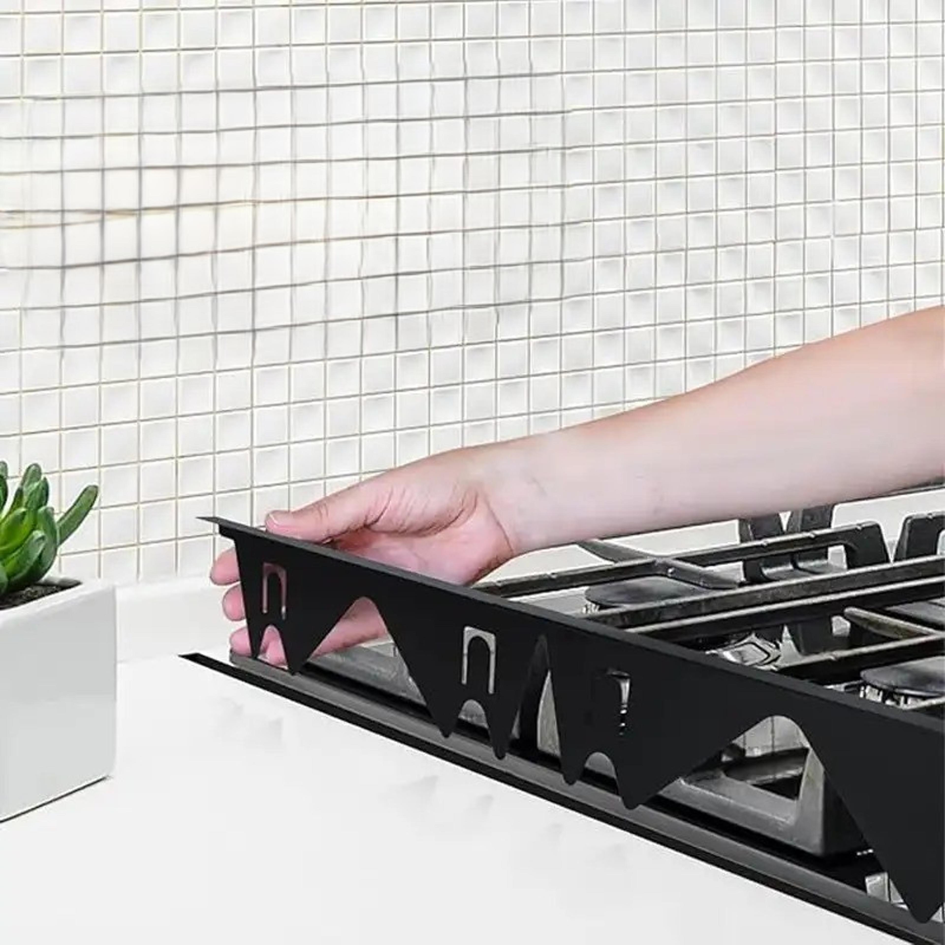 adjustable stainless steel stove gap cover – heat-resistant retractable gap filler