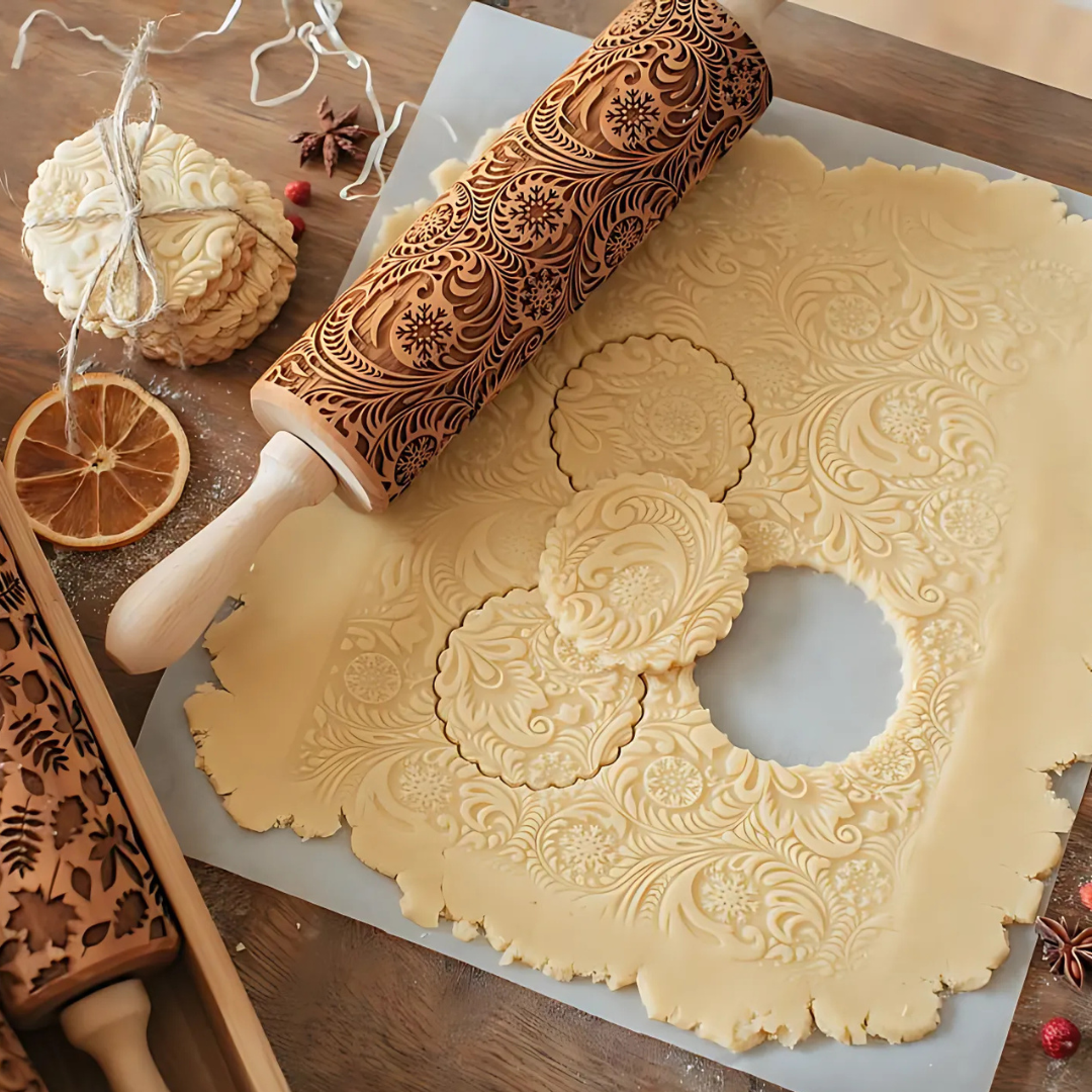Christmas 3D Rolling Pin 6