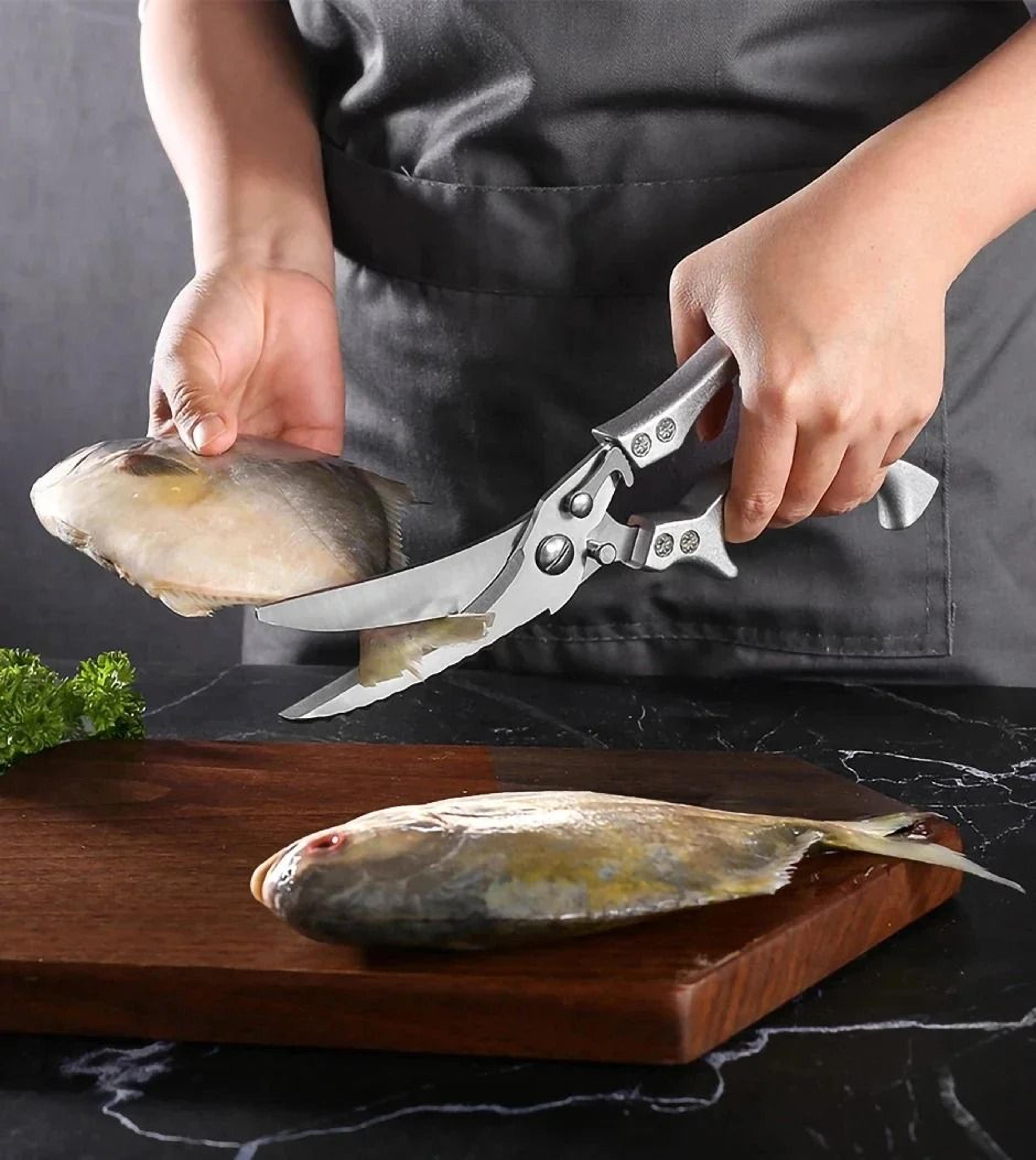 heavy-duty kitchen shears for meat, fish & poultry