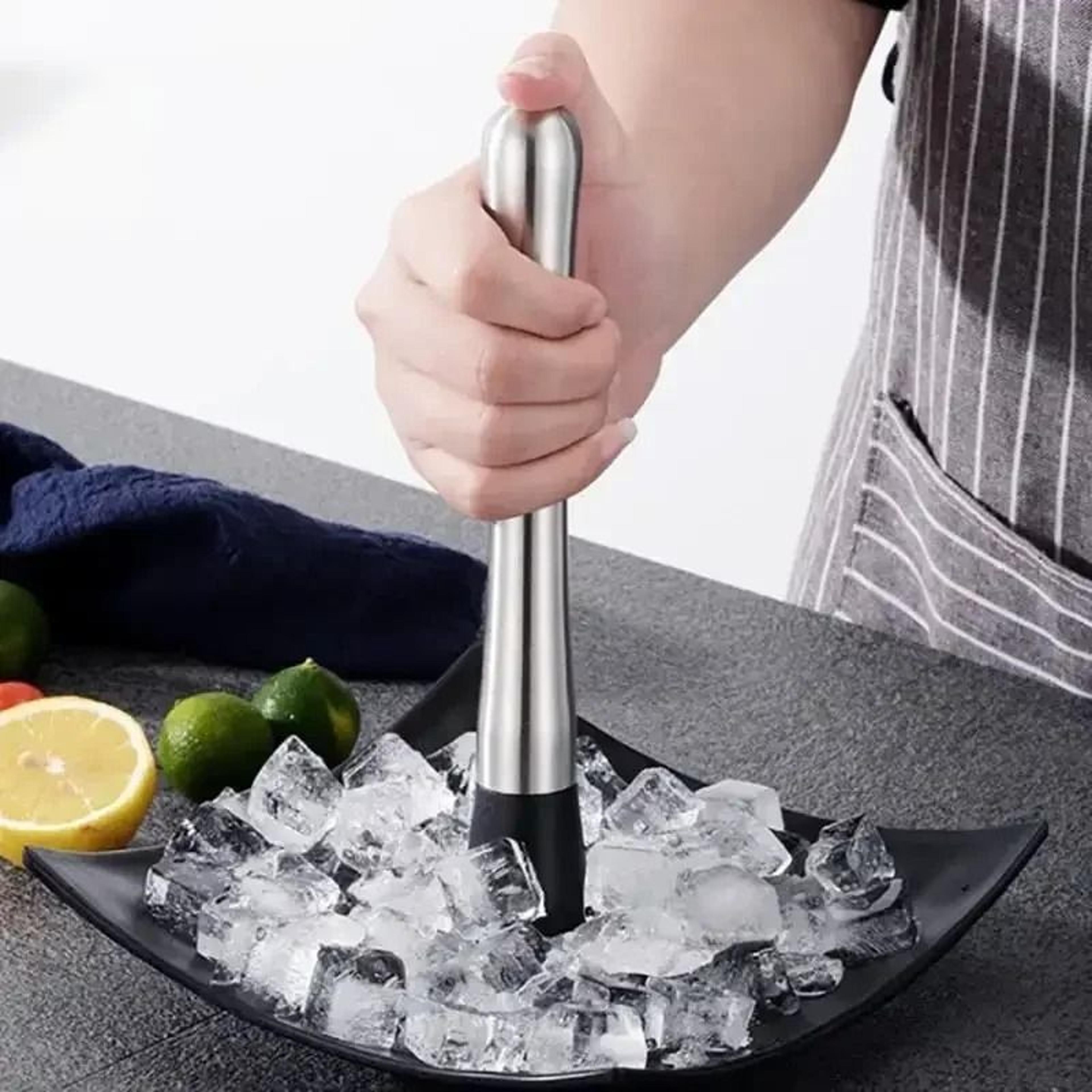 premium stainless steel multifunction crushed ice hammer – essential bar tool for ice crushing