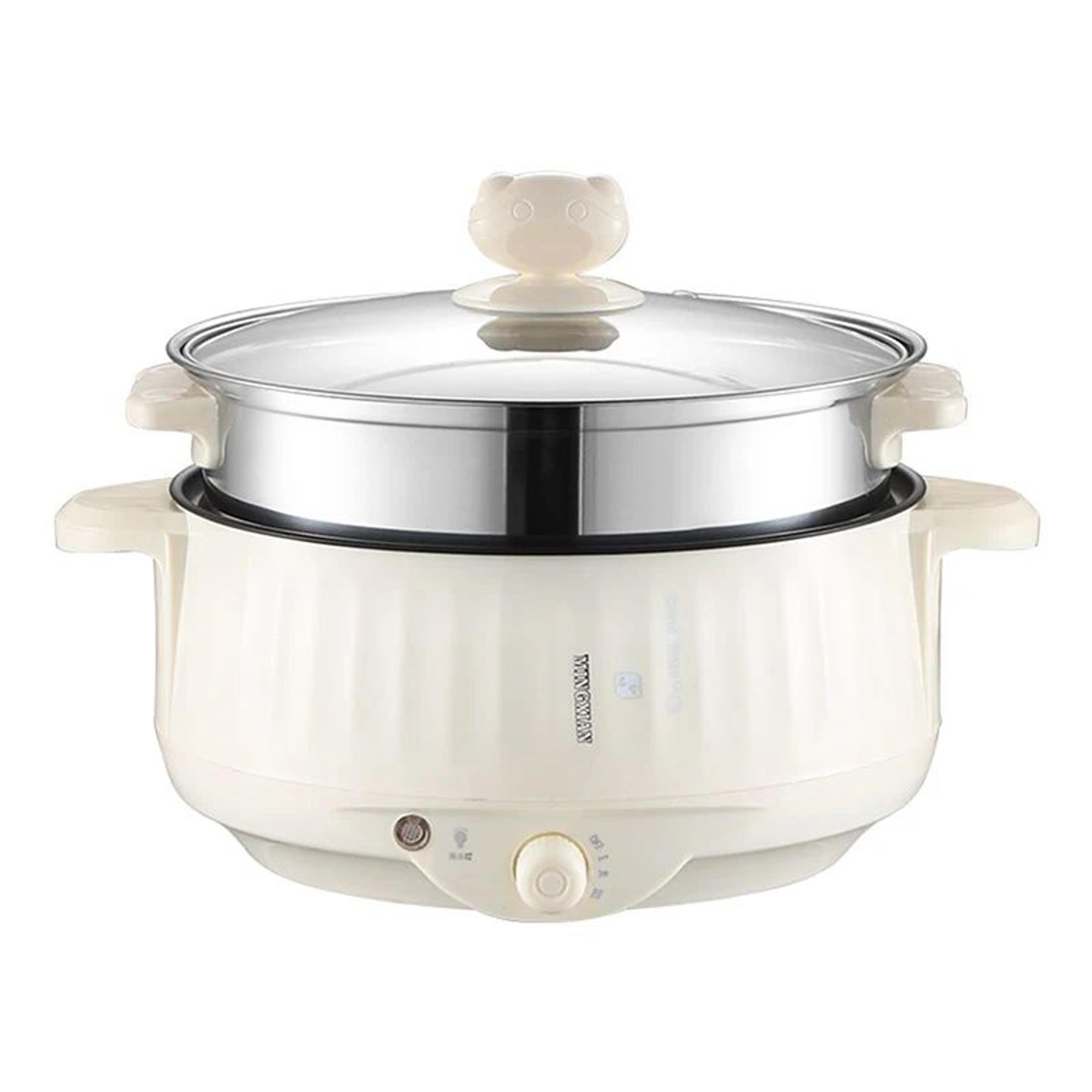 NonStick Electric Multi Cooker With Lid Electric Hot Pot  Food Steamer For Household Cooking 8