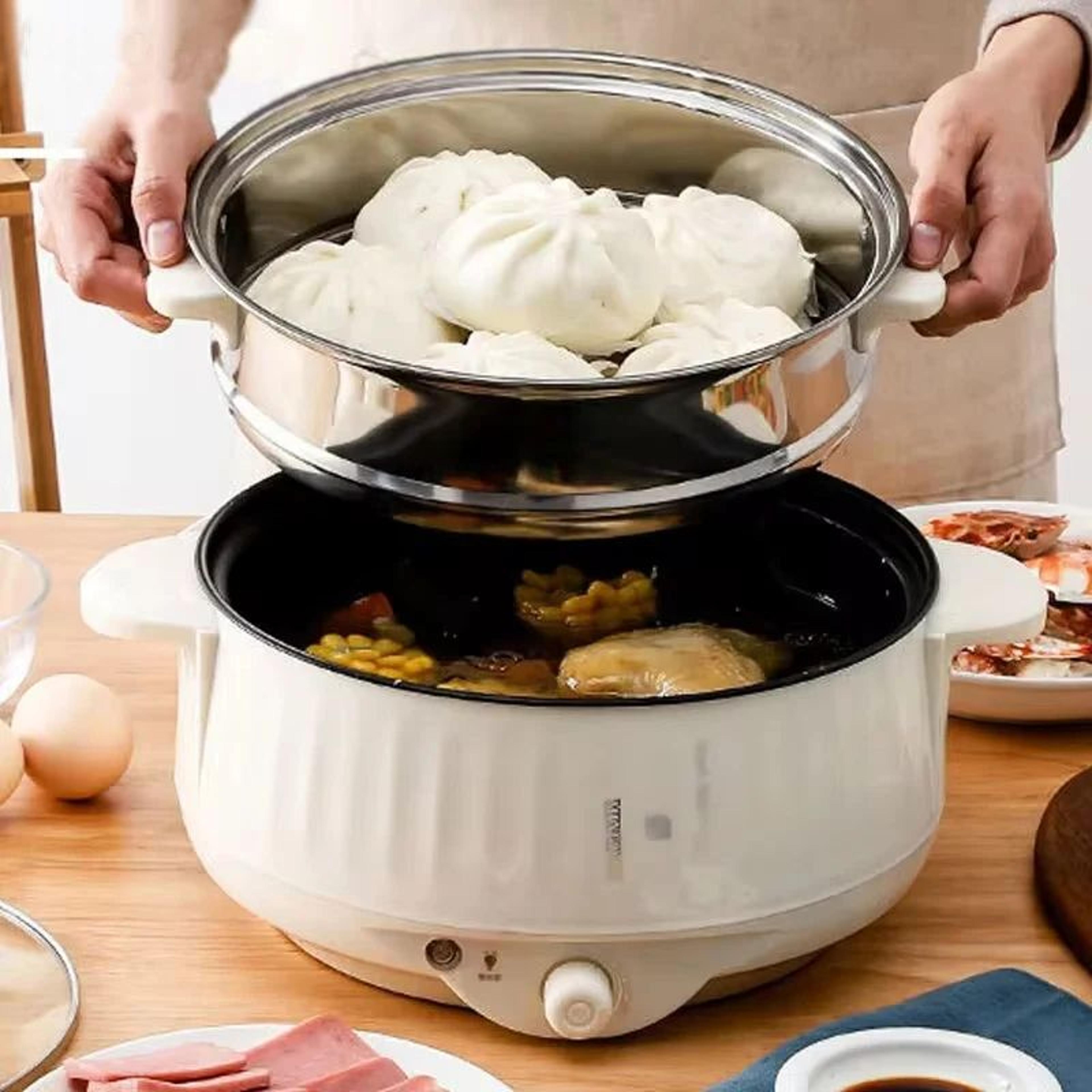 NonStick Electric Multi Cooker With Lid Electric Hot Pot  Food Steamer For Household Cooking 2
