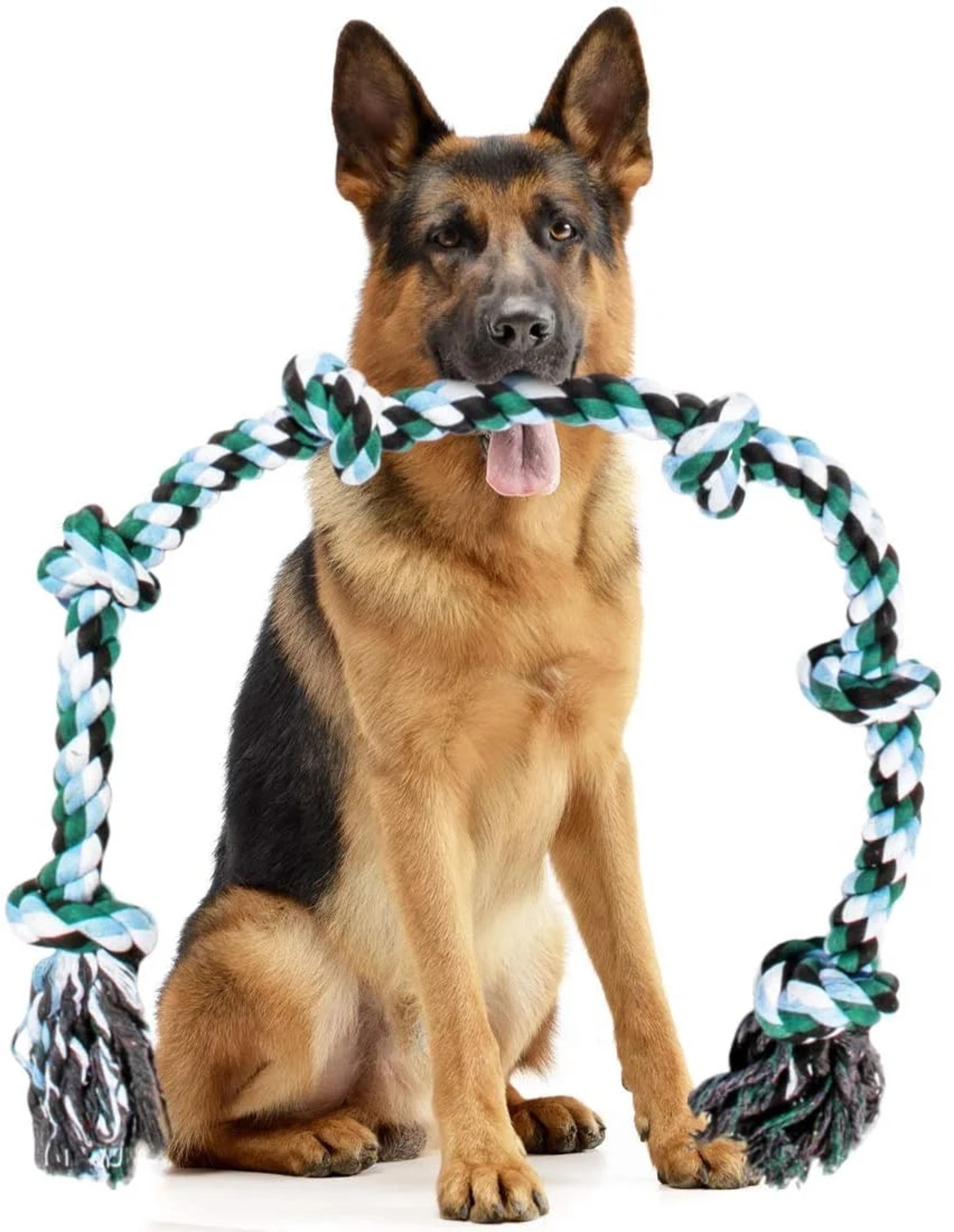 giant dog rope toy: indestructible option for extra-large dogs