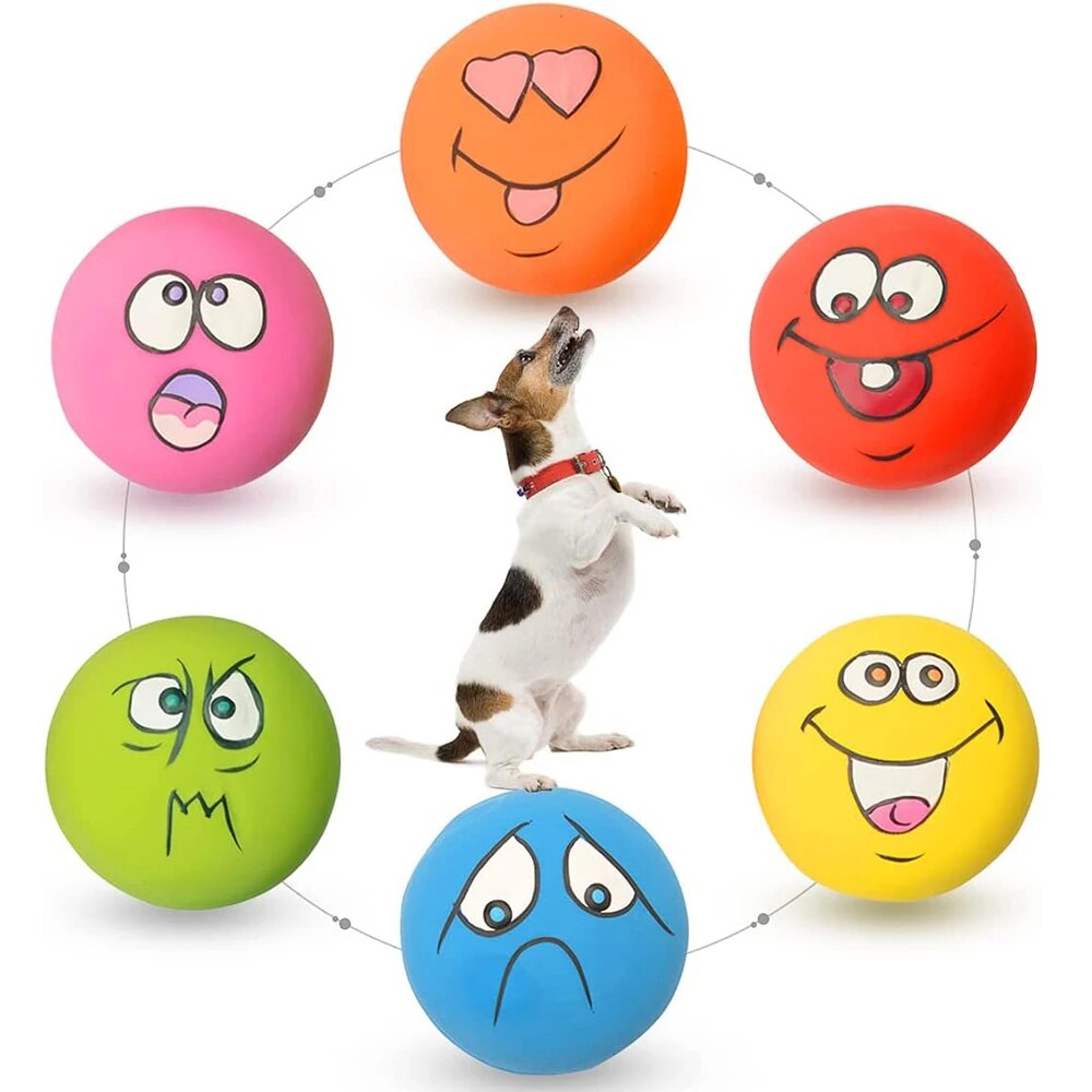 latex dog squeaky toys: rubber soft chew toys for small pets