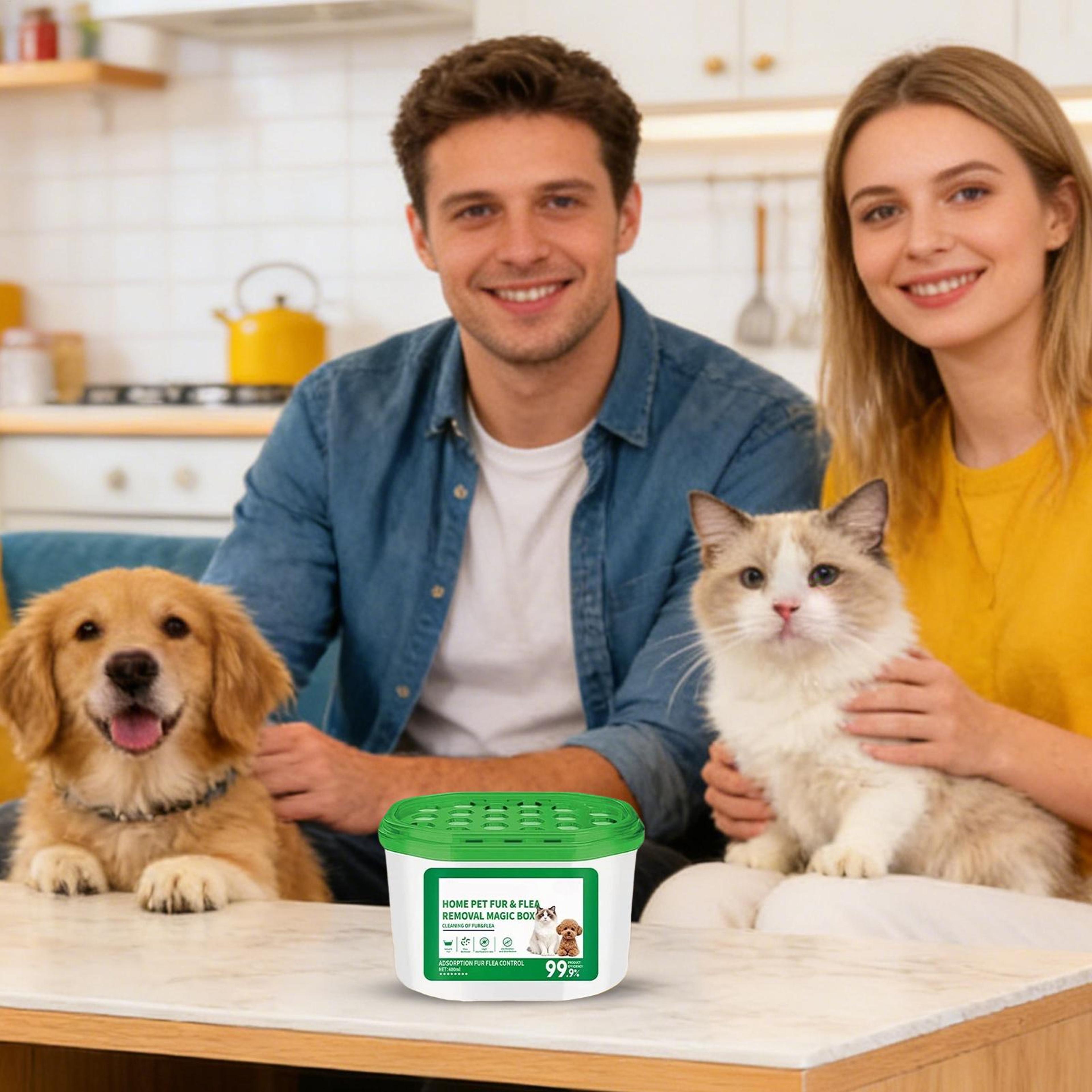 pet odor air purifier box for cat litter & dog areas reusable odor eliminator & dust collector
