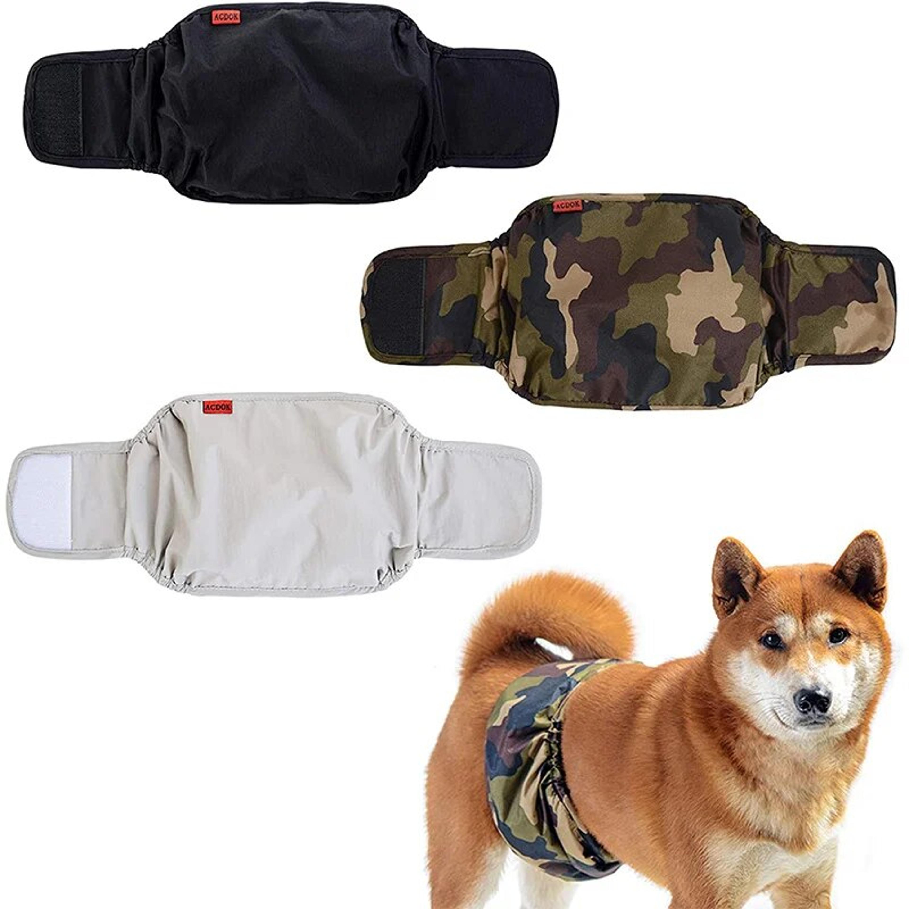 washable dog belly bands: comfortable male dog diapers
