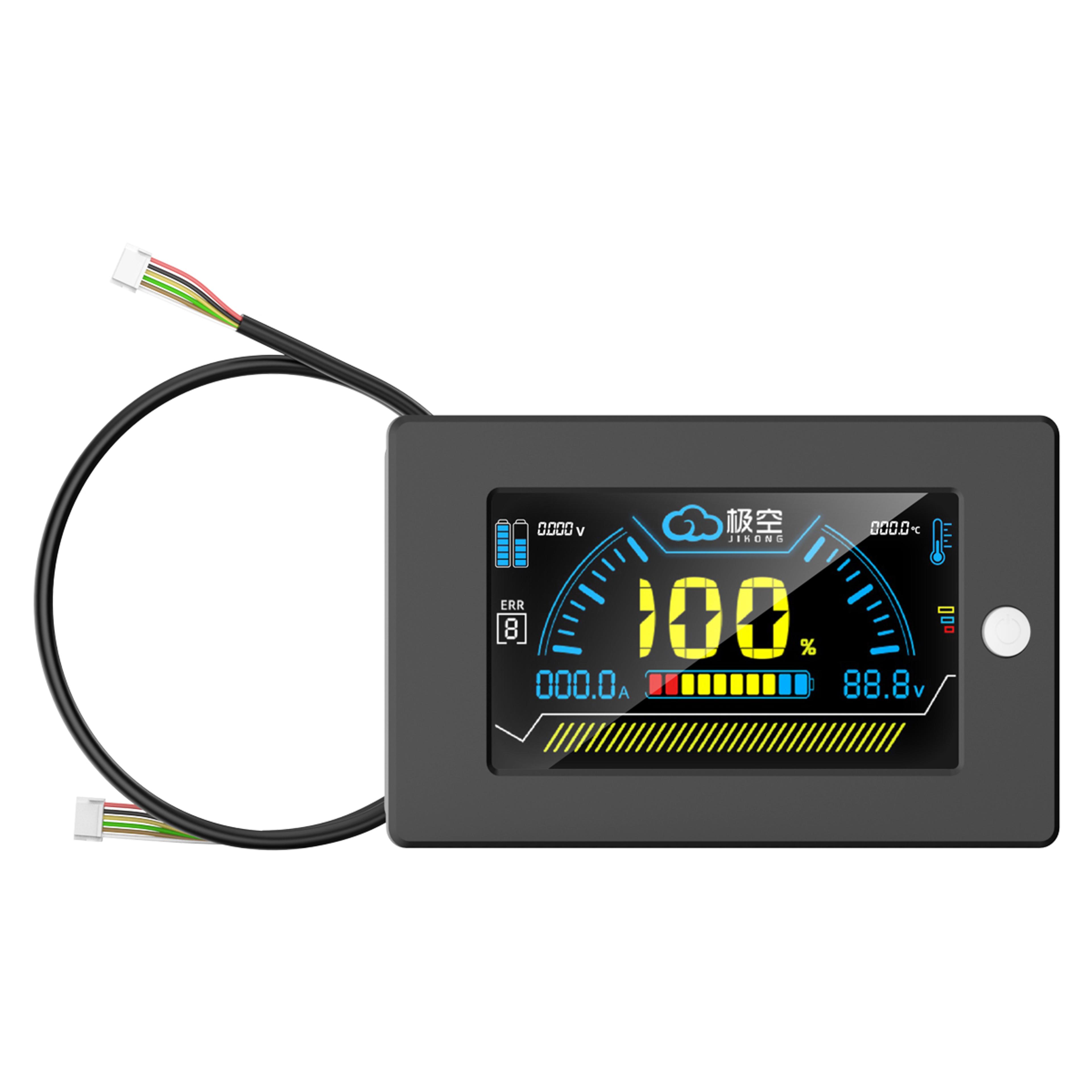 bms monitoring display 3.2 inch lcd battery voltage monitor for smart bms