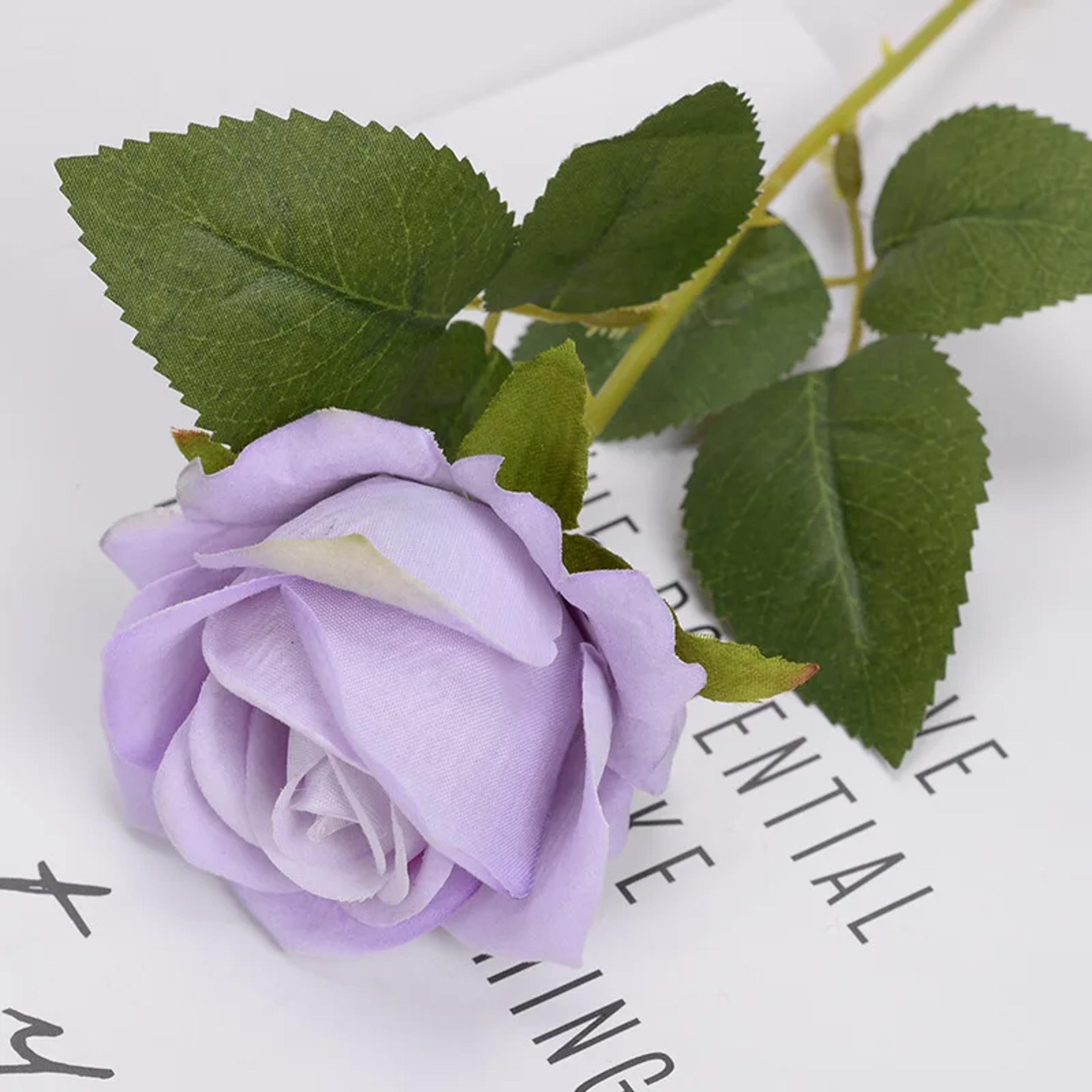 Red Rose Artificial Flowers Long Branch Rose For Wedding Home Decoration Fake Roses For DIY Supplie 13