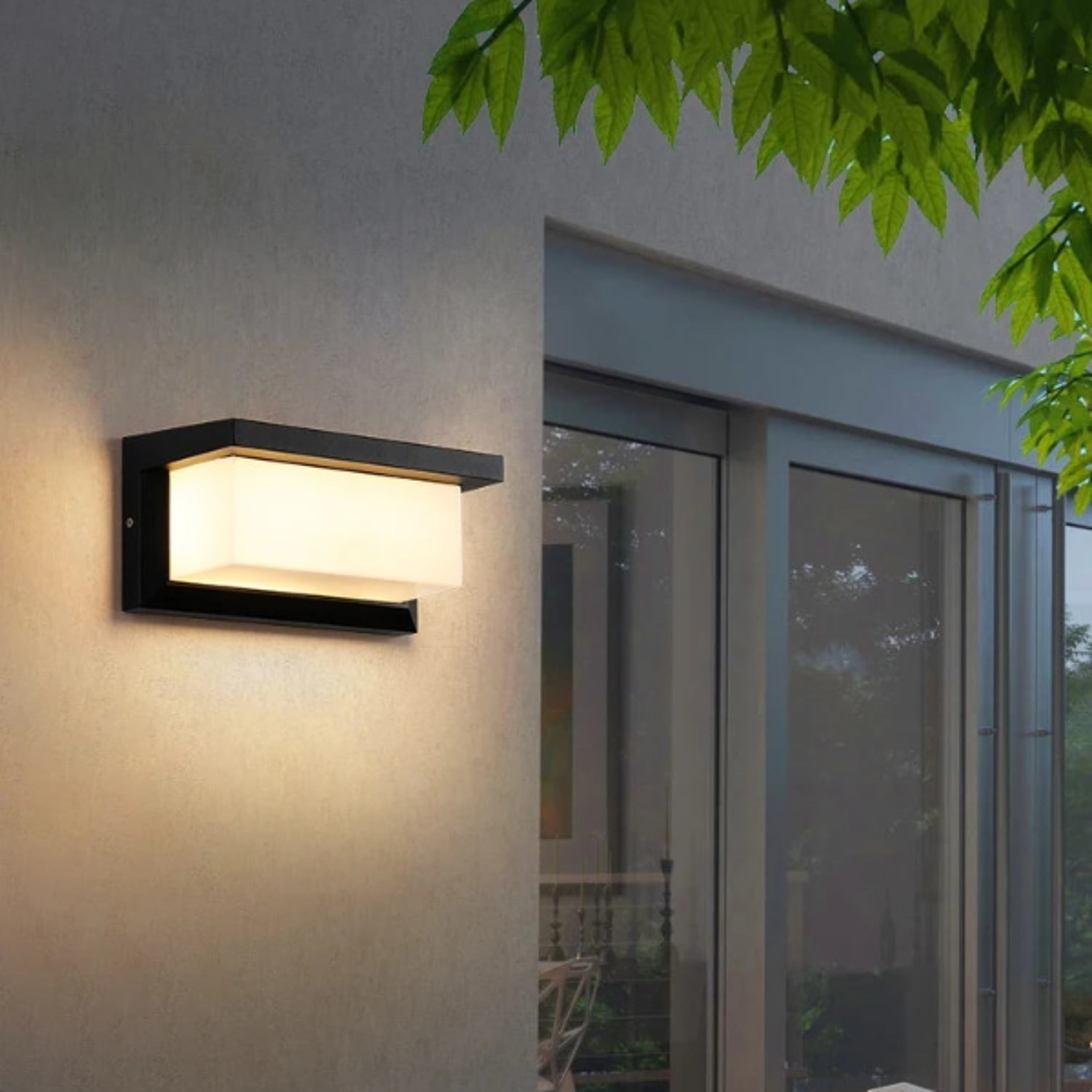 waterproof ip65 motion sensor led outdoor wall light: porch, balcony, garden lamp - outdoor lighting