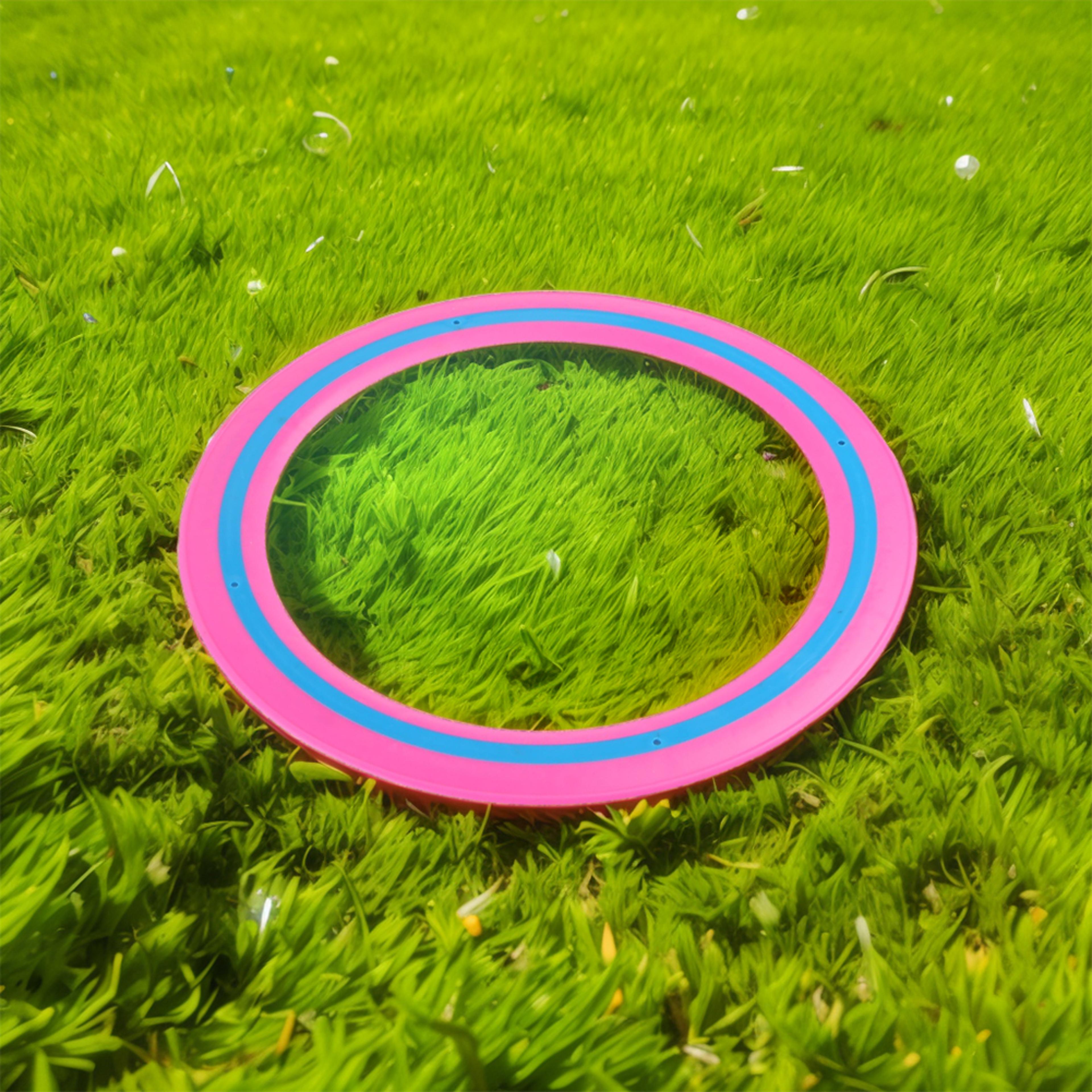 flying ring disc for beach and backyard toss games