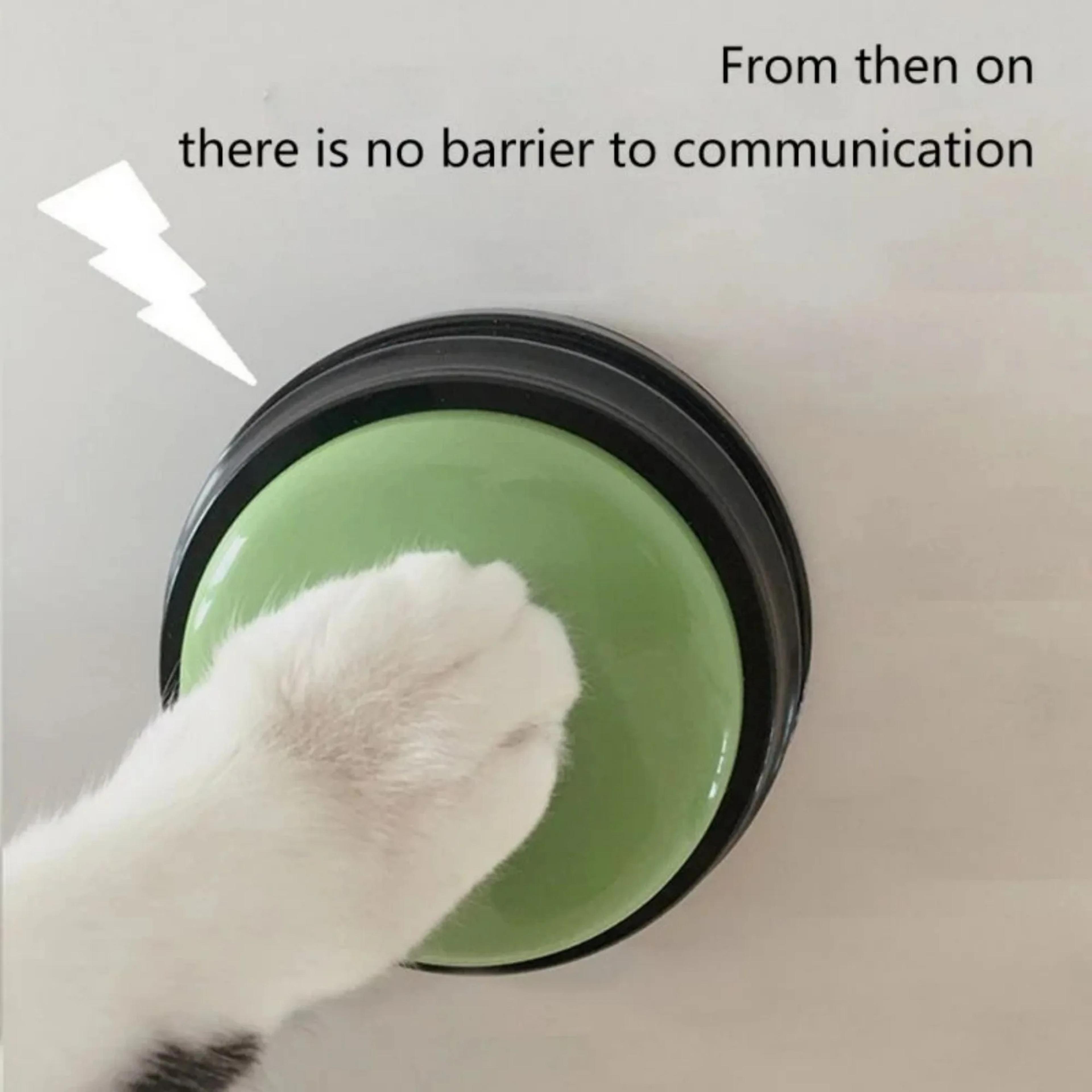 Recordable Dog Communication Buttons Talking Pet Training Buzzer 2