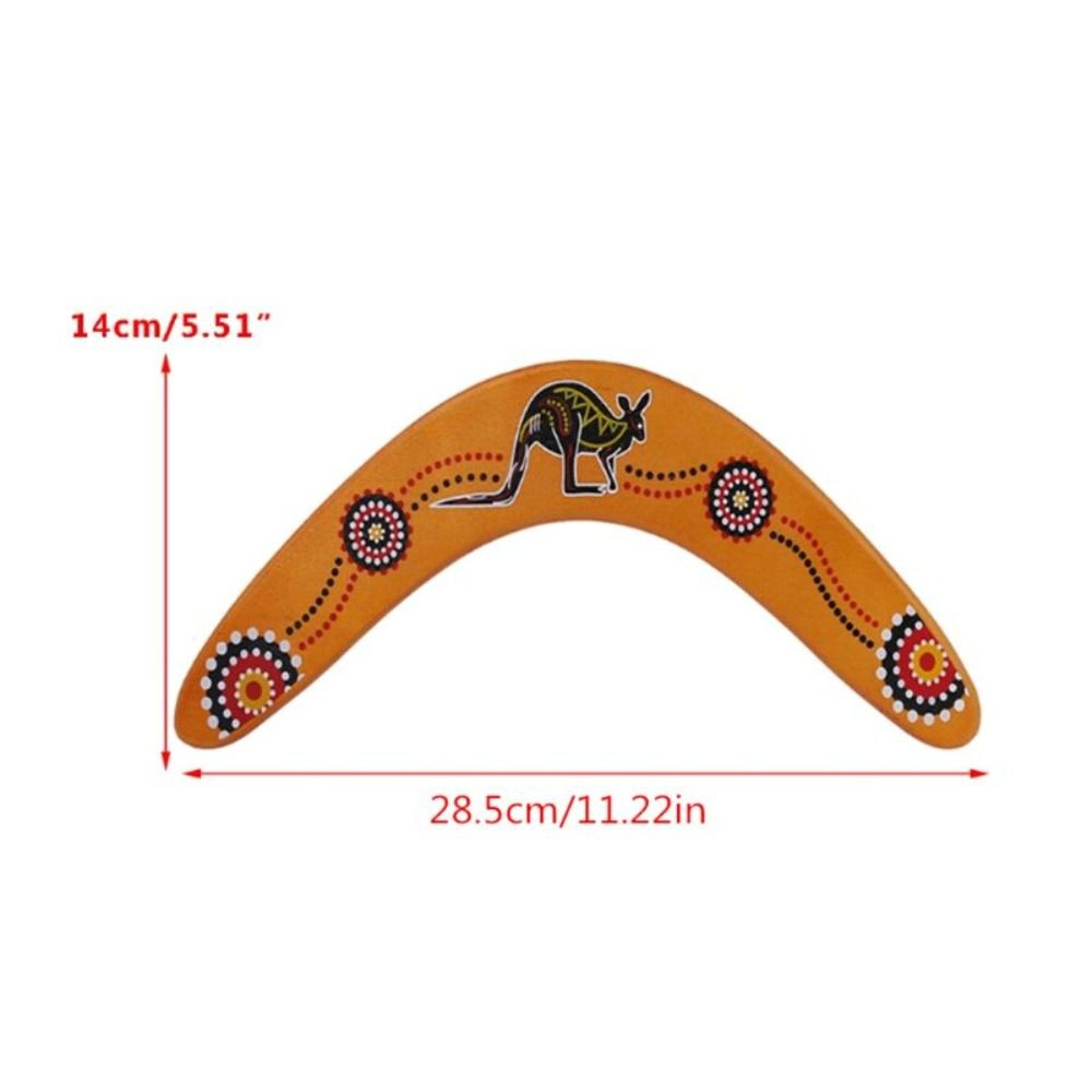Wooden Boomerang Toy Returning Outdoor Throwing Game 6