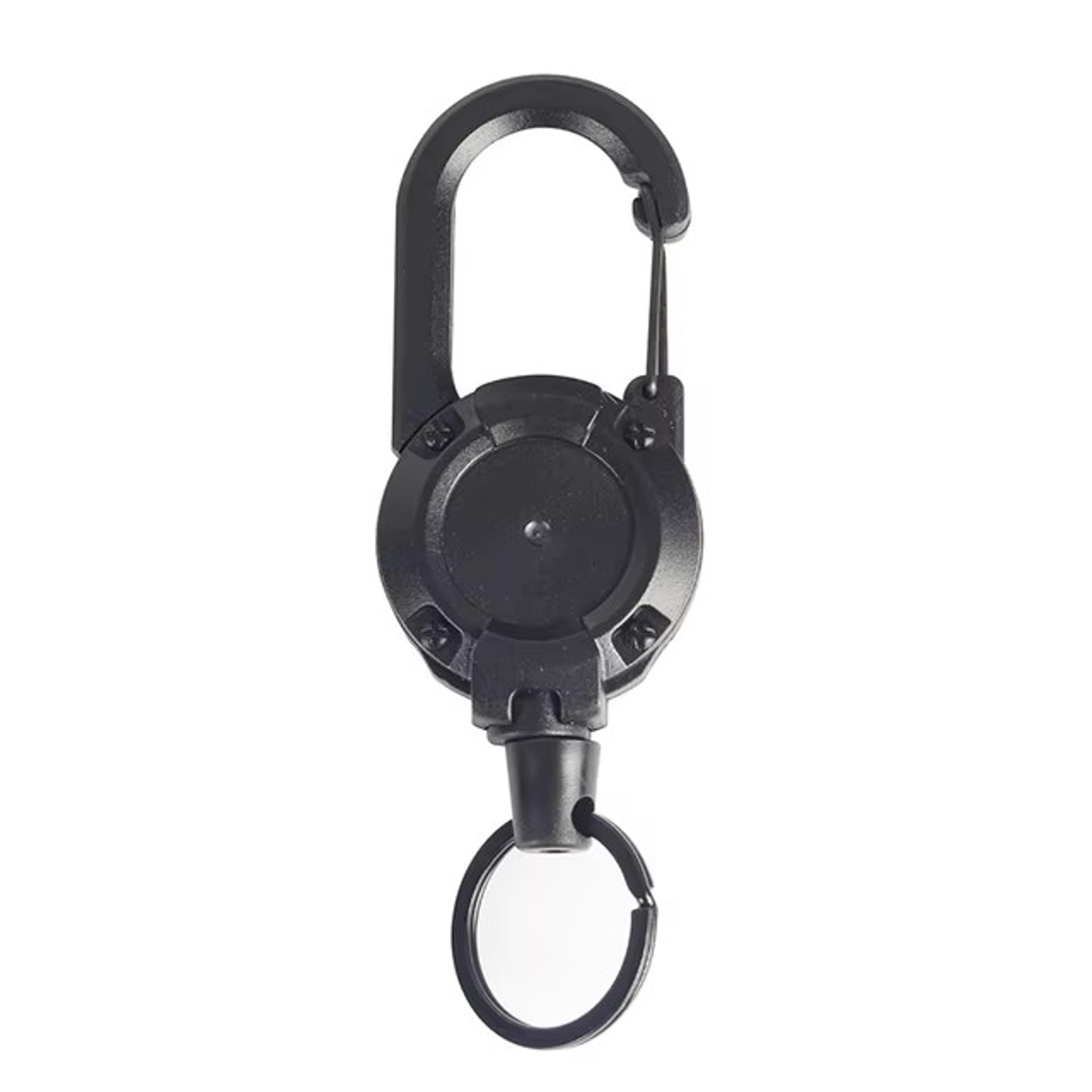 Heavy Duty Retractable Keychain With Steel Wire Reel And Carabiner Clip 8