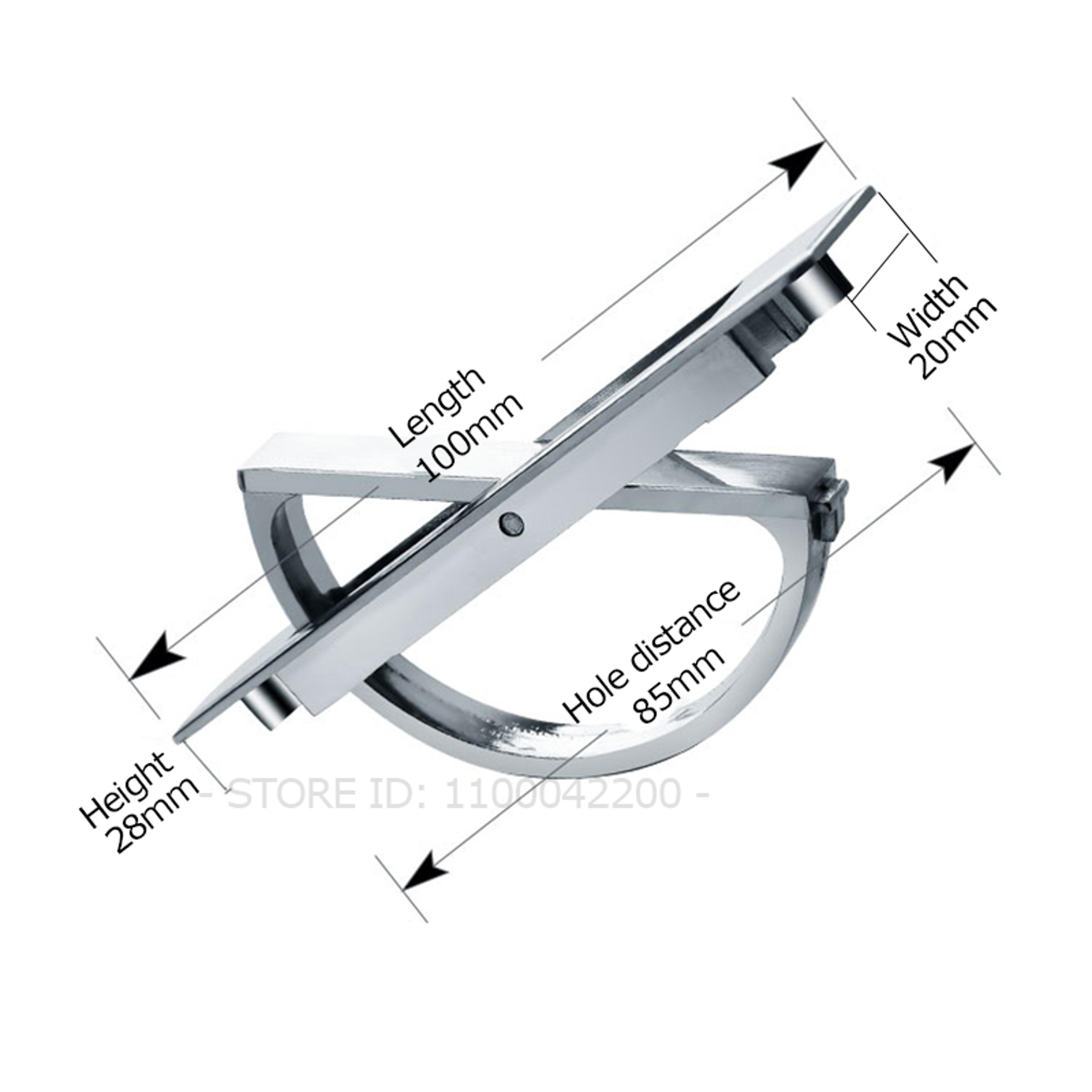 Flush Mount Recessed Cabinet Handle Hidden Zinc Alloy Pull For Sliding Doors  Tatami Cabinets 4