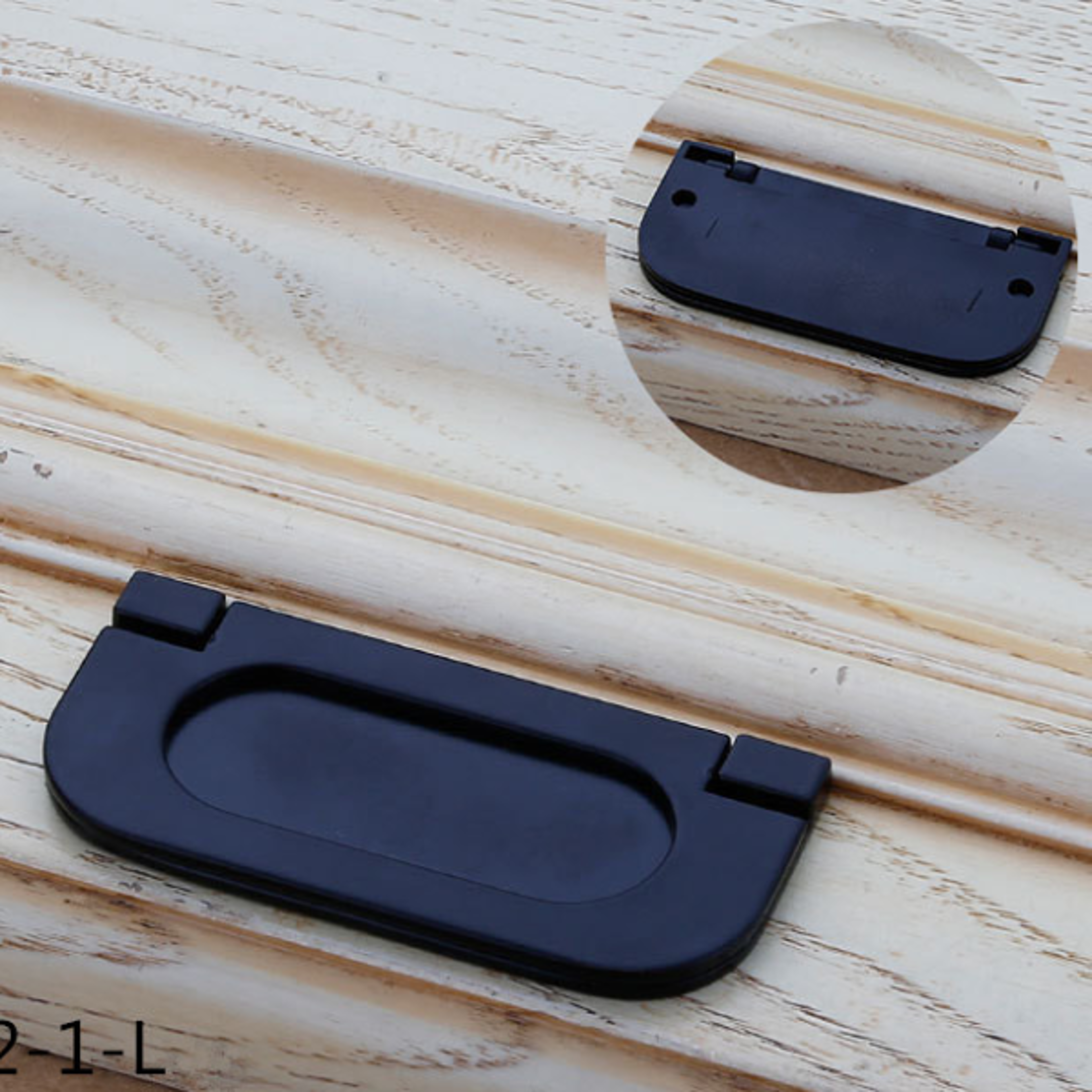 Modern Zinc Alloy Recessed Cabinet Pull Hidden Wardrobe Door Handle