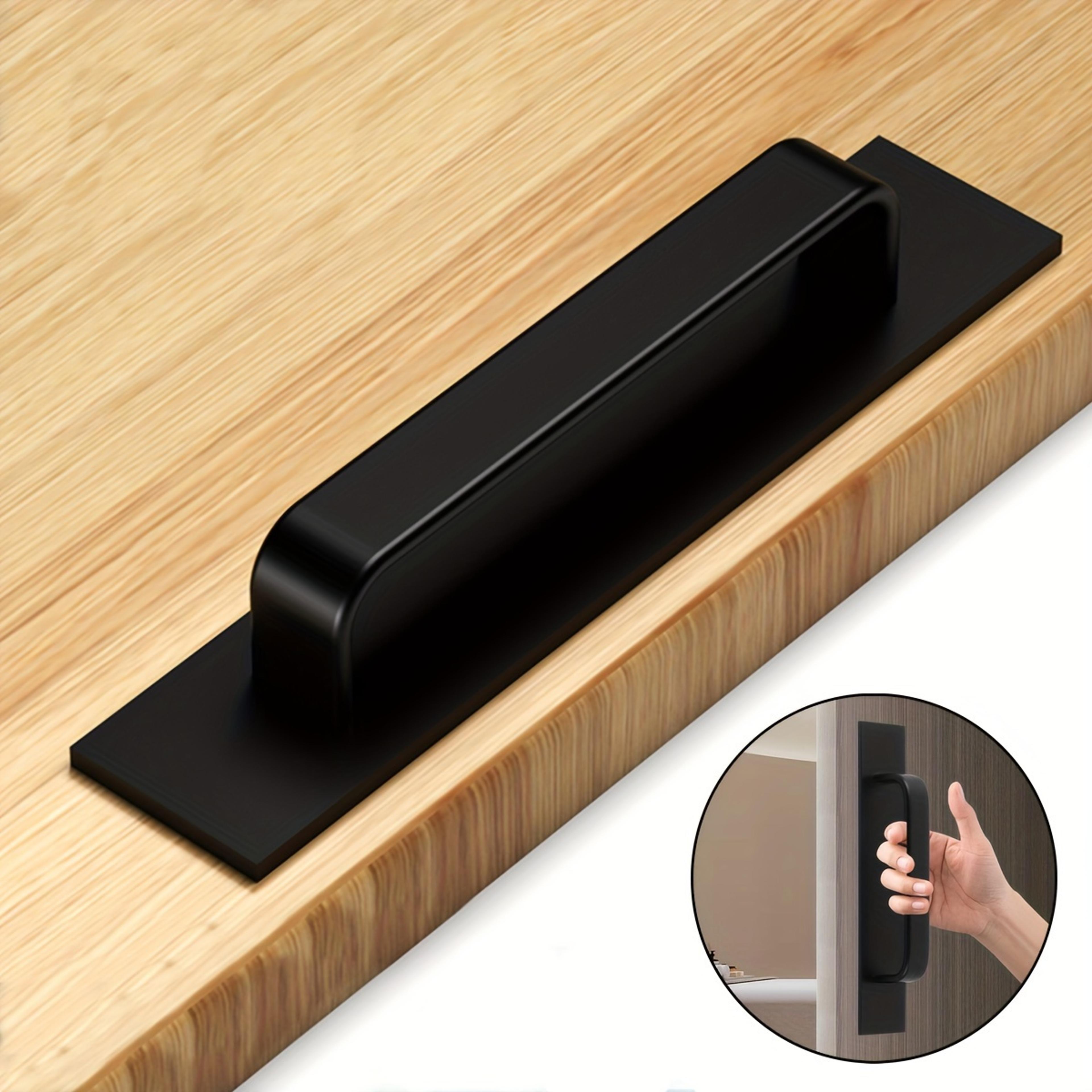 Self Adhesive Door Handle Aluminum Alloy No Drill Pull For Cabinets Windows And Sliding Doors 6