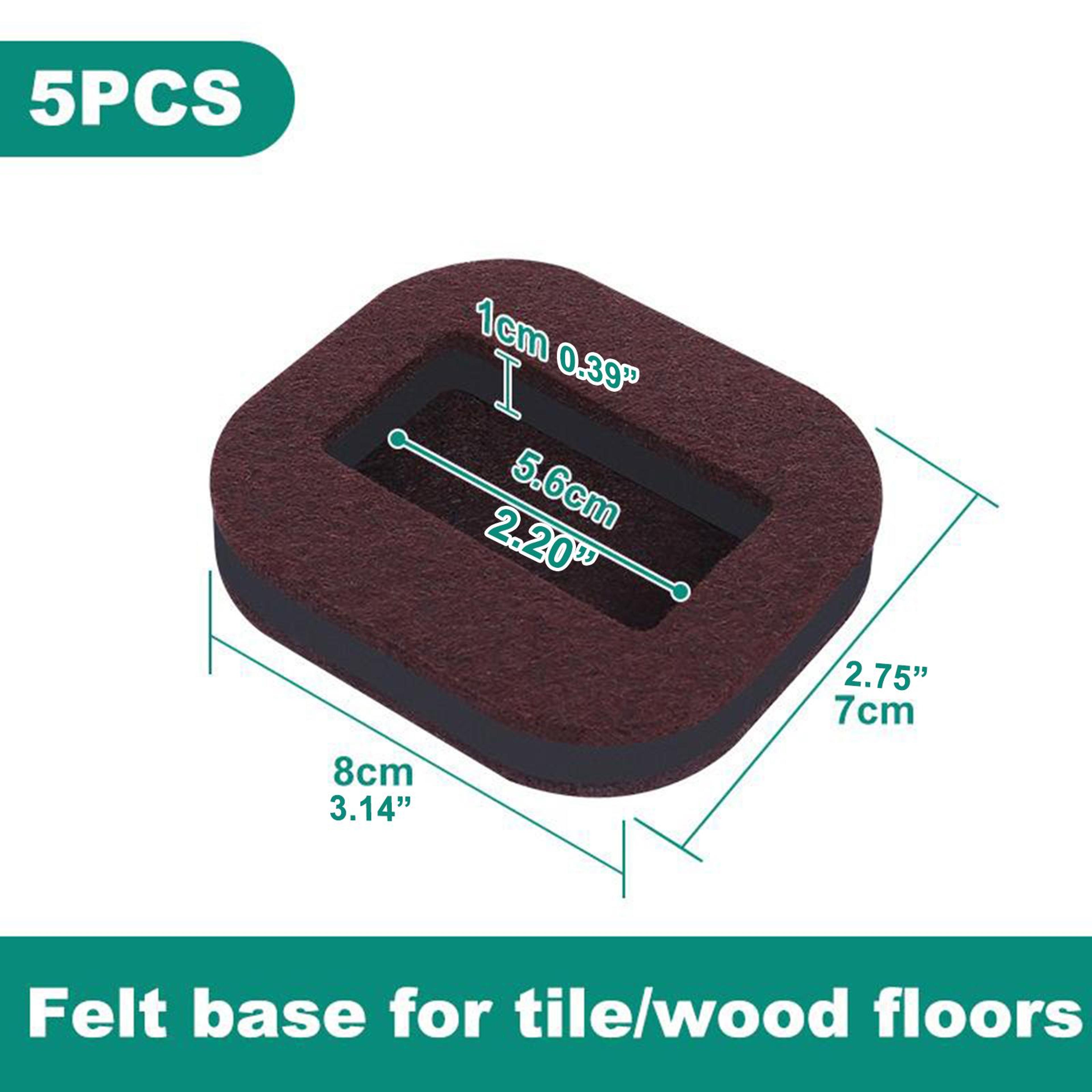 Office Chair Wheel Stoppers Chair Caster Cups For Hardwood Floor Protection 5