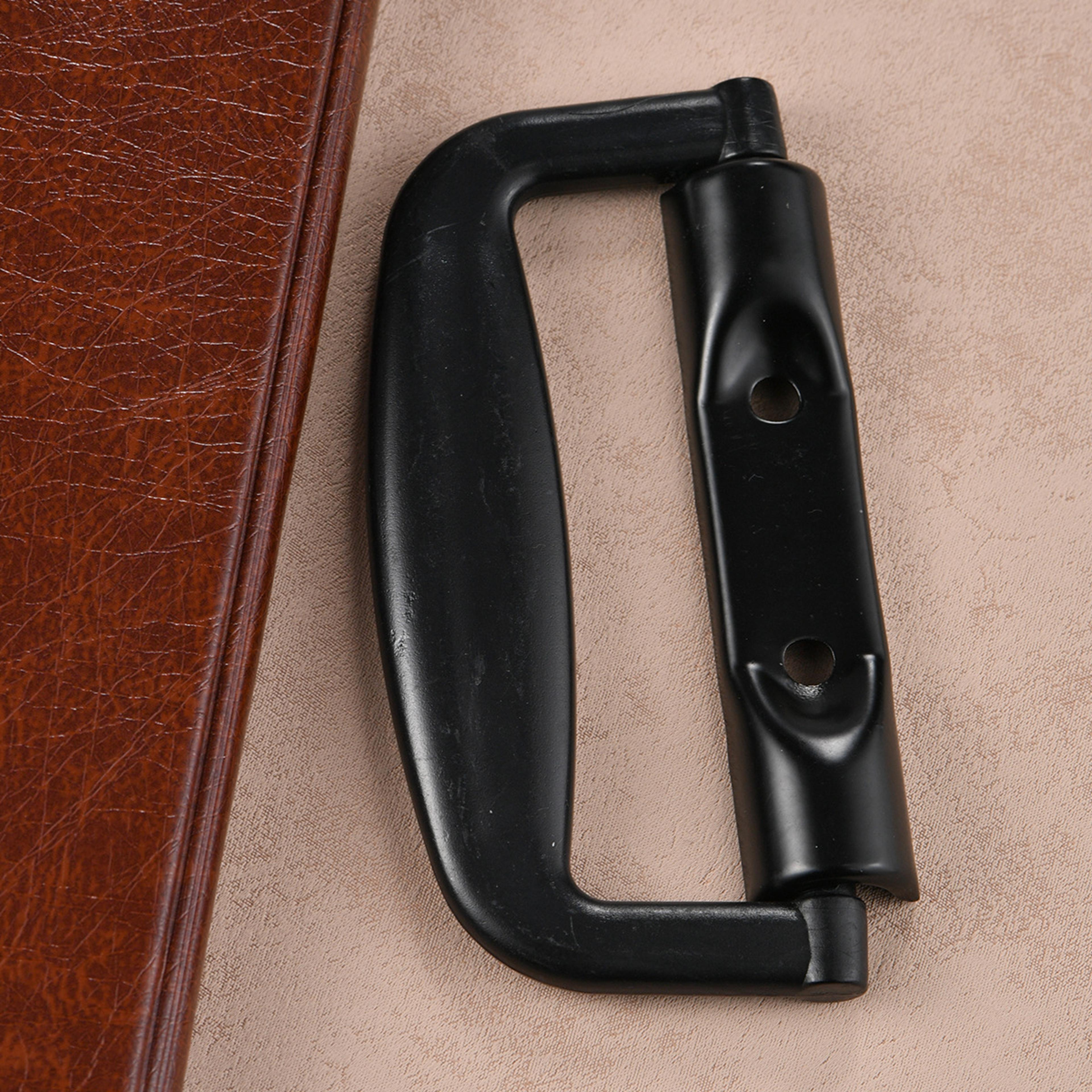 Black Luggage Replacement Handle For Suitcase Repair With Aluminum Case Ends 1