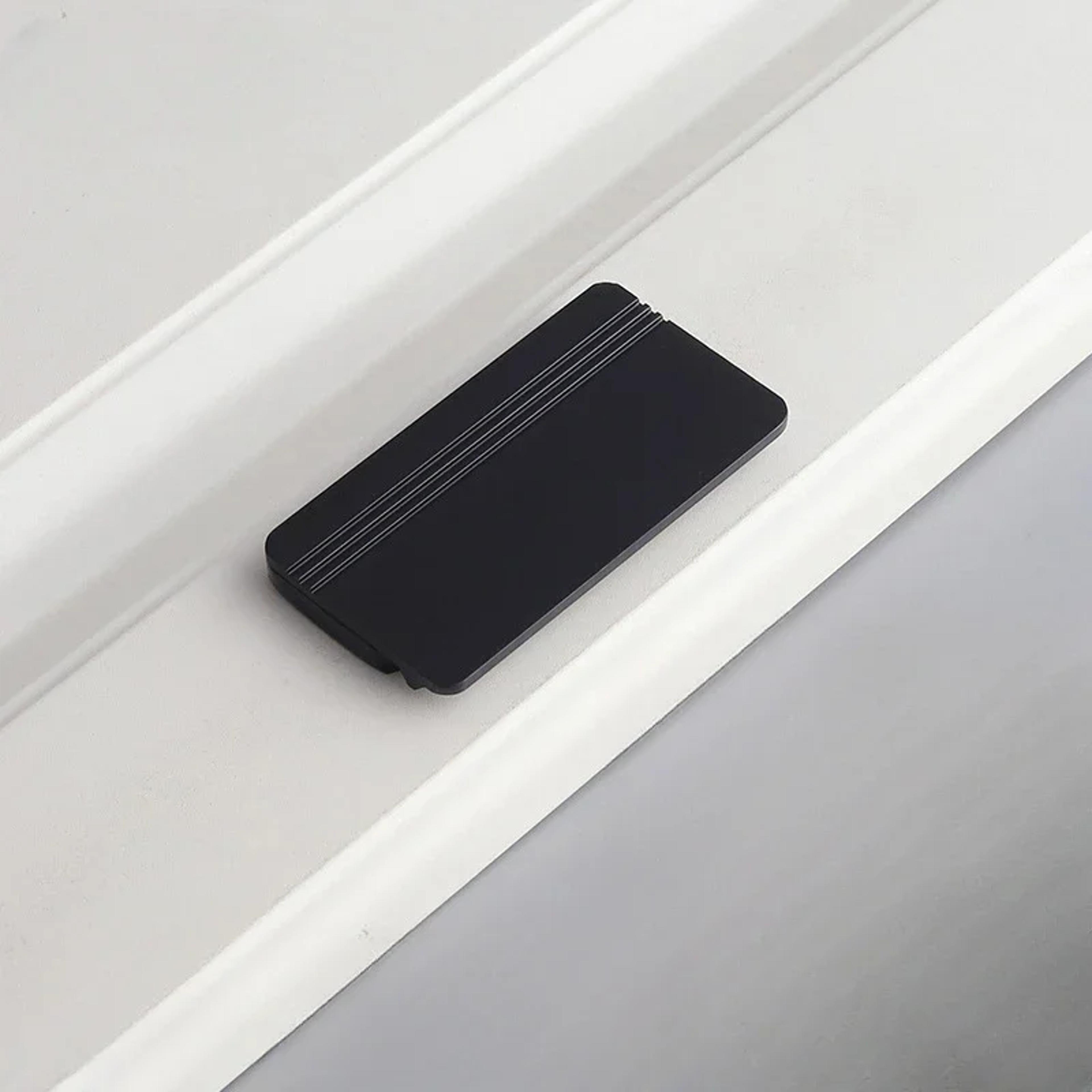 Invisible Cabinet Handle Black Concealed Drawer Pull 4