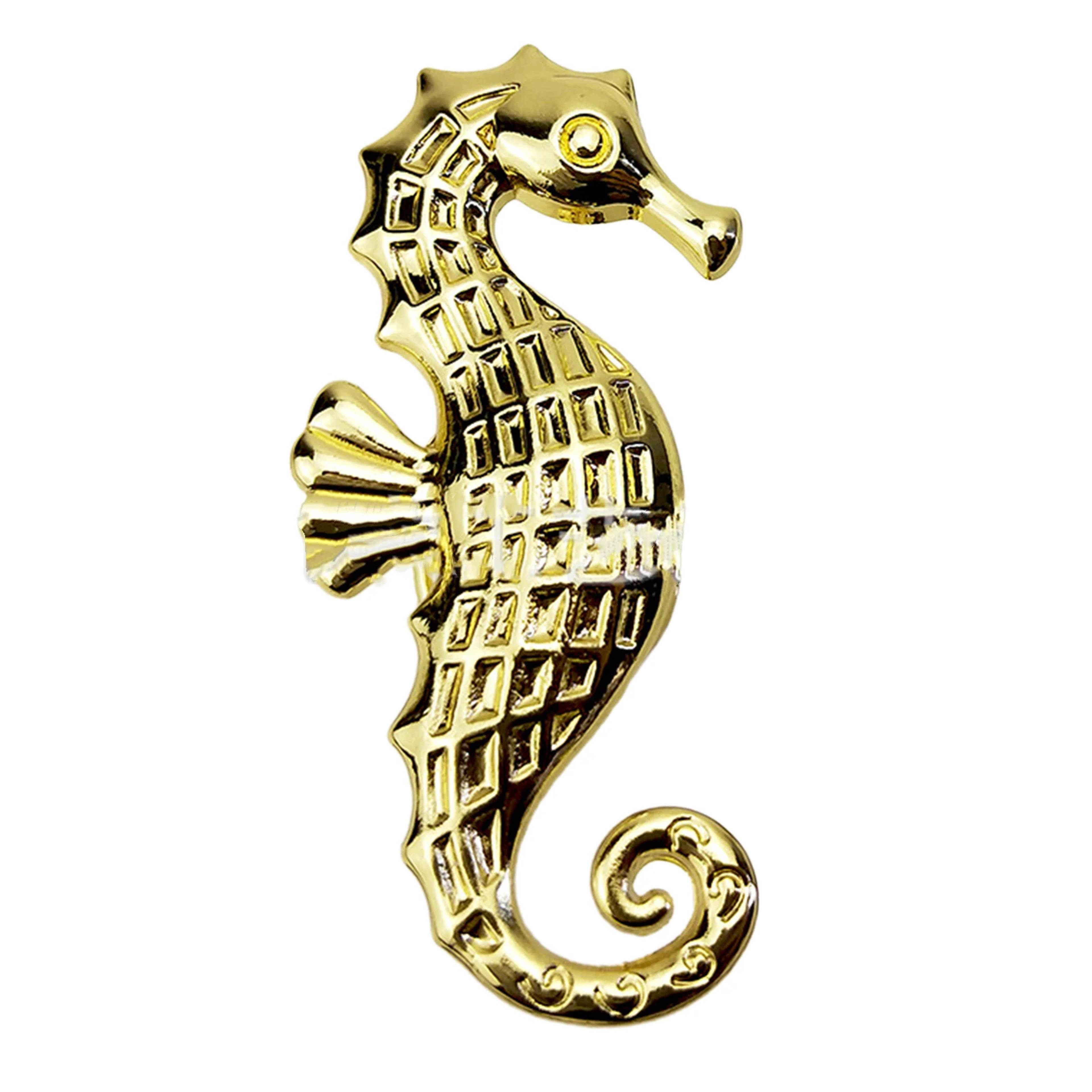 Seahorse Cabinet Handles Zinc Alloy Nautical Drawer Knobs 7