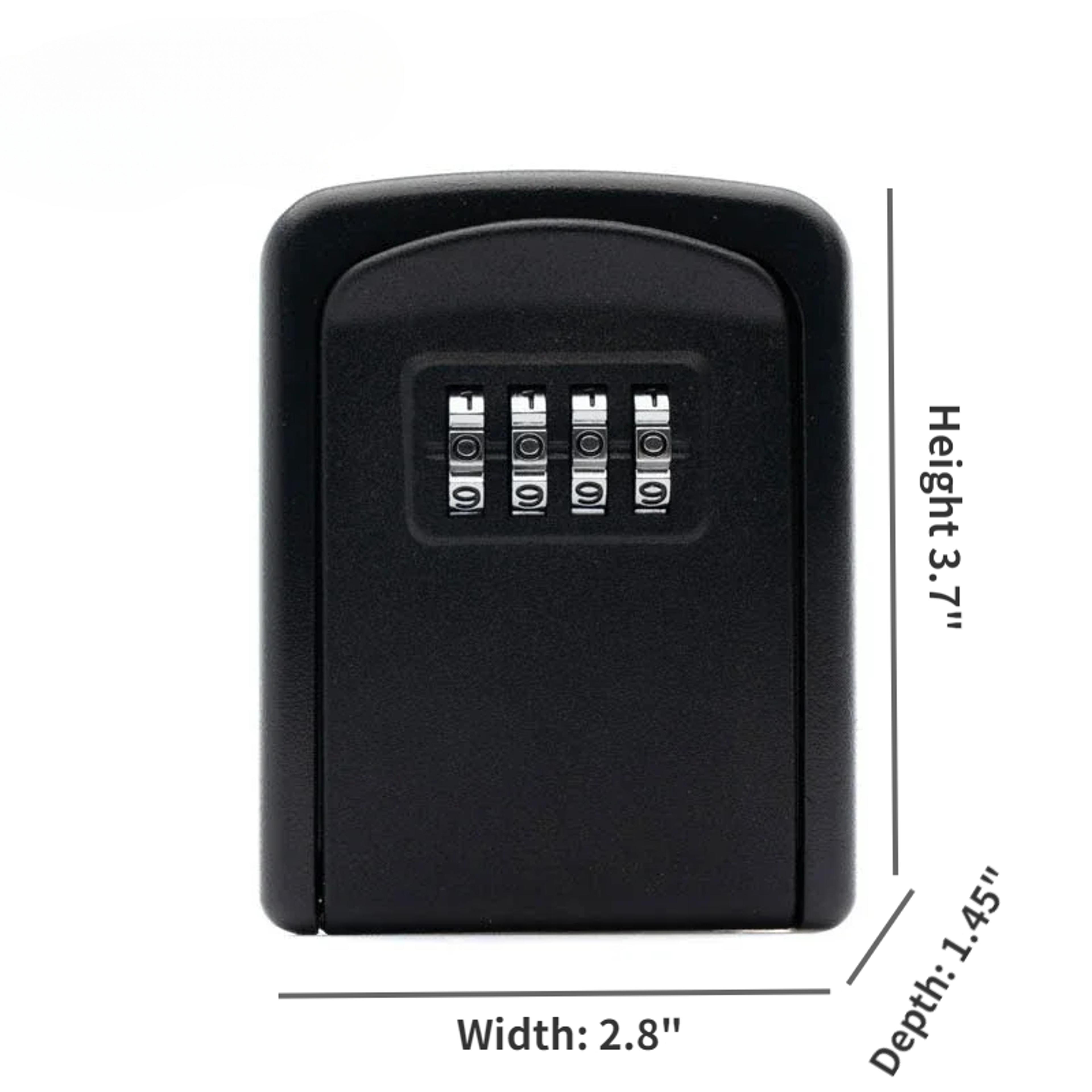 Wall Mounted Key Lock Box With Digit Combination 6
