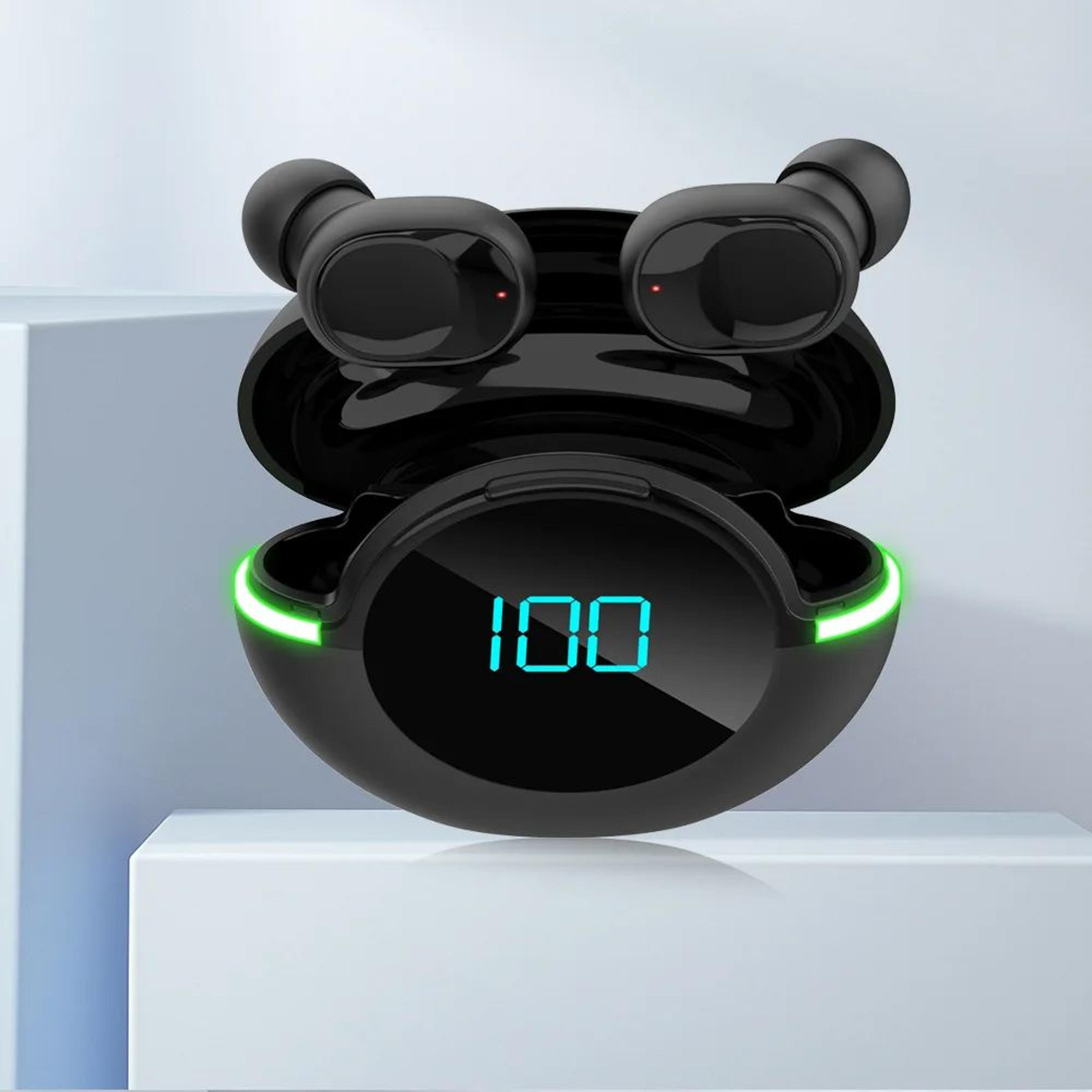 Waterproof Bluetooth Earbuds With LED Display For Sports Gaming 5
