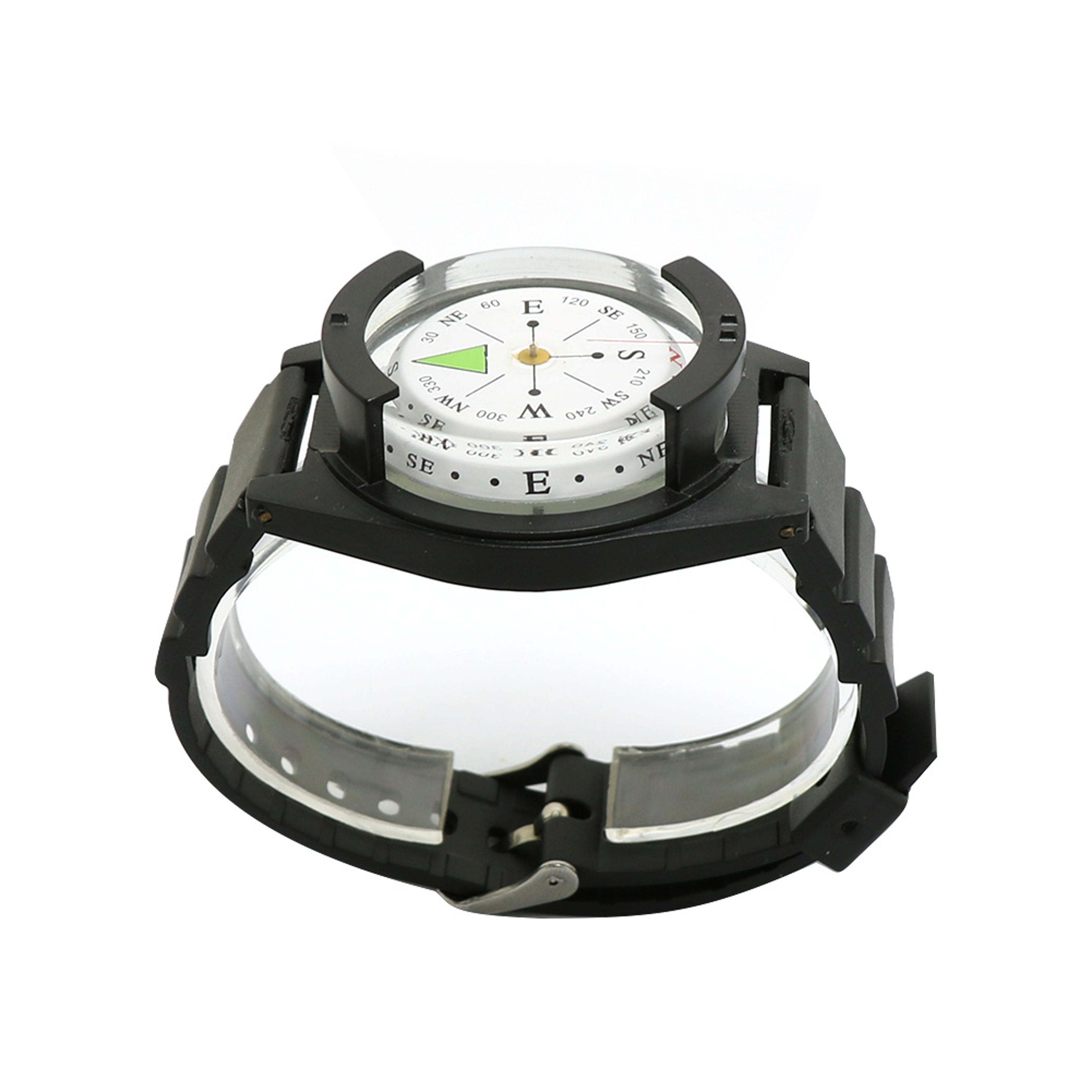 survival wrist compass watch for outdoor adventure & hiking