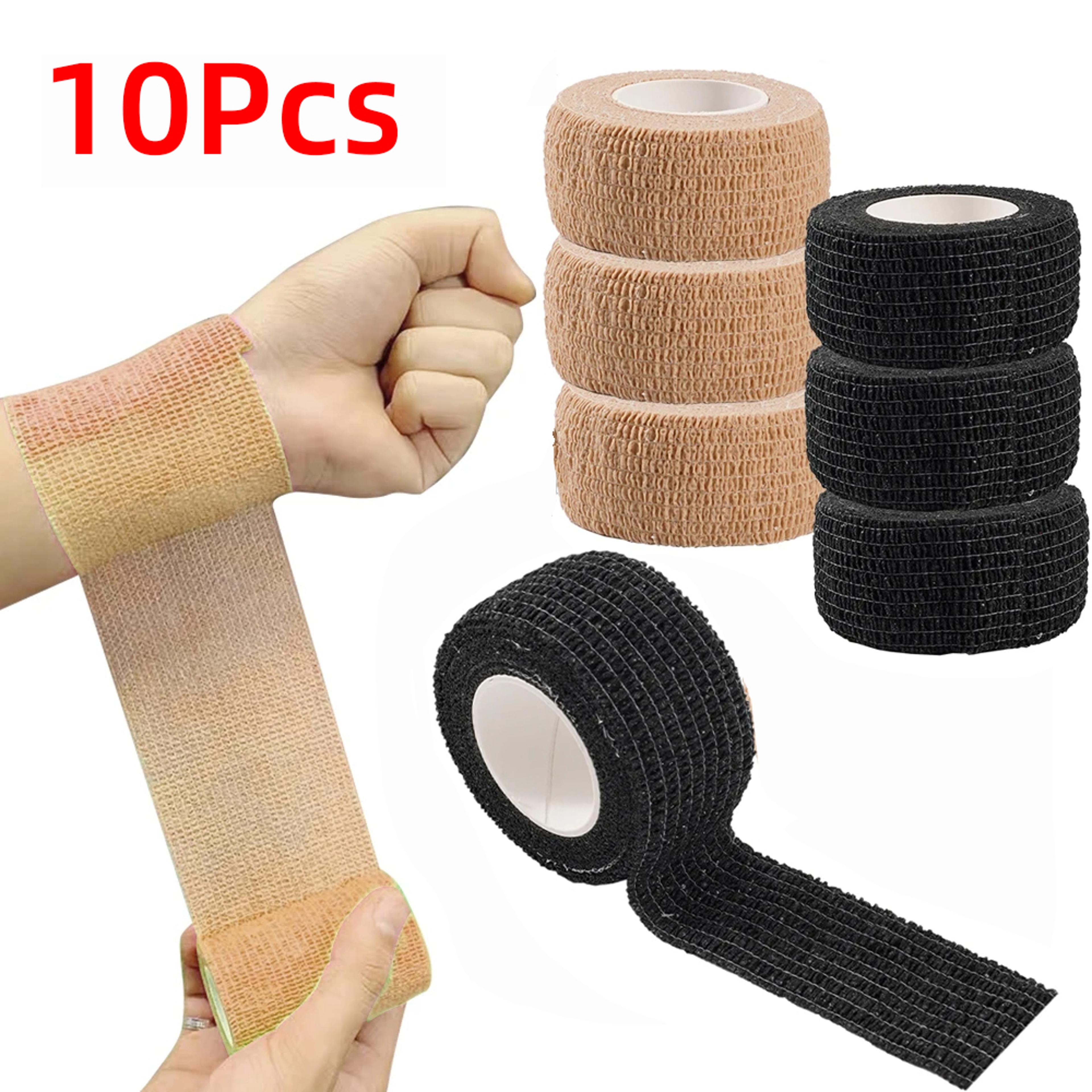 premium self adhesive athletic tape & elastic bandage set for sports protection