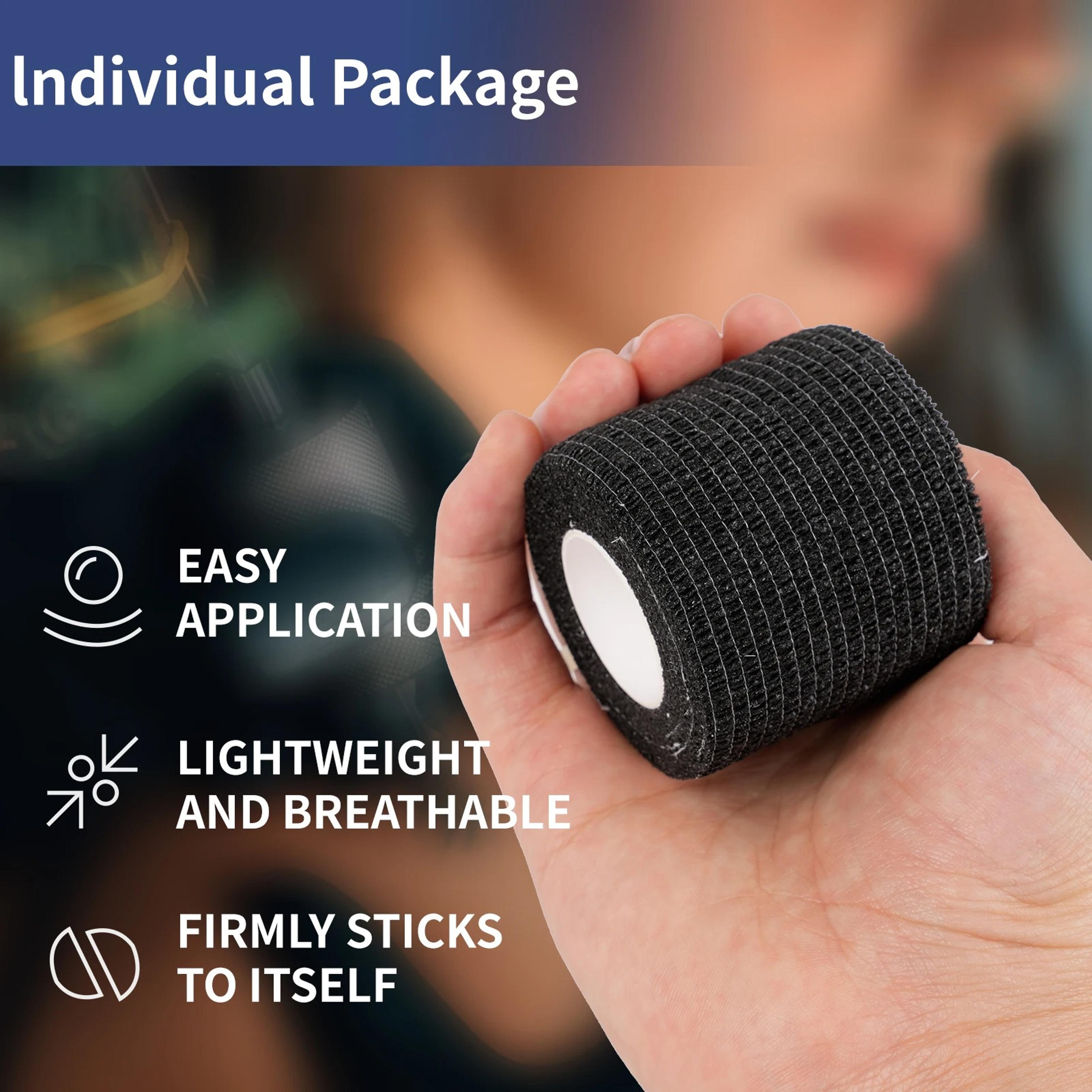 premium disposable tattoo grip covers black bandage wrap for tattoo machines