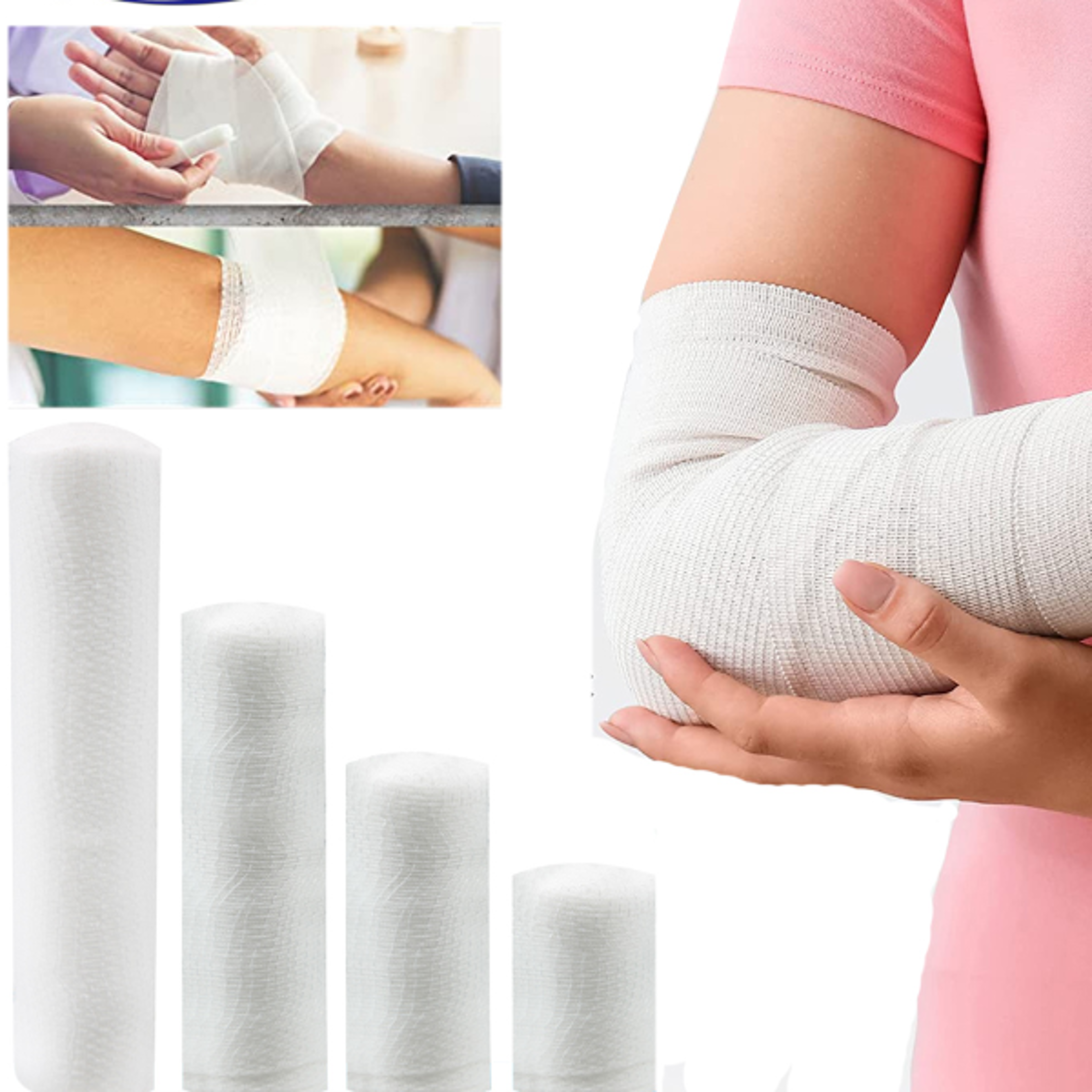 premium gauze bandage roll for first aid wound care breathable wrap
