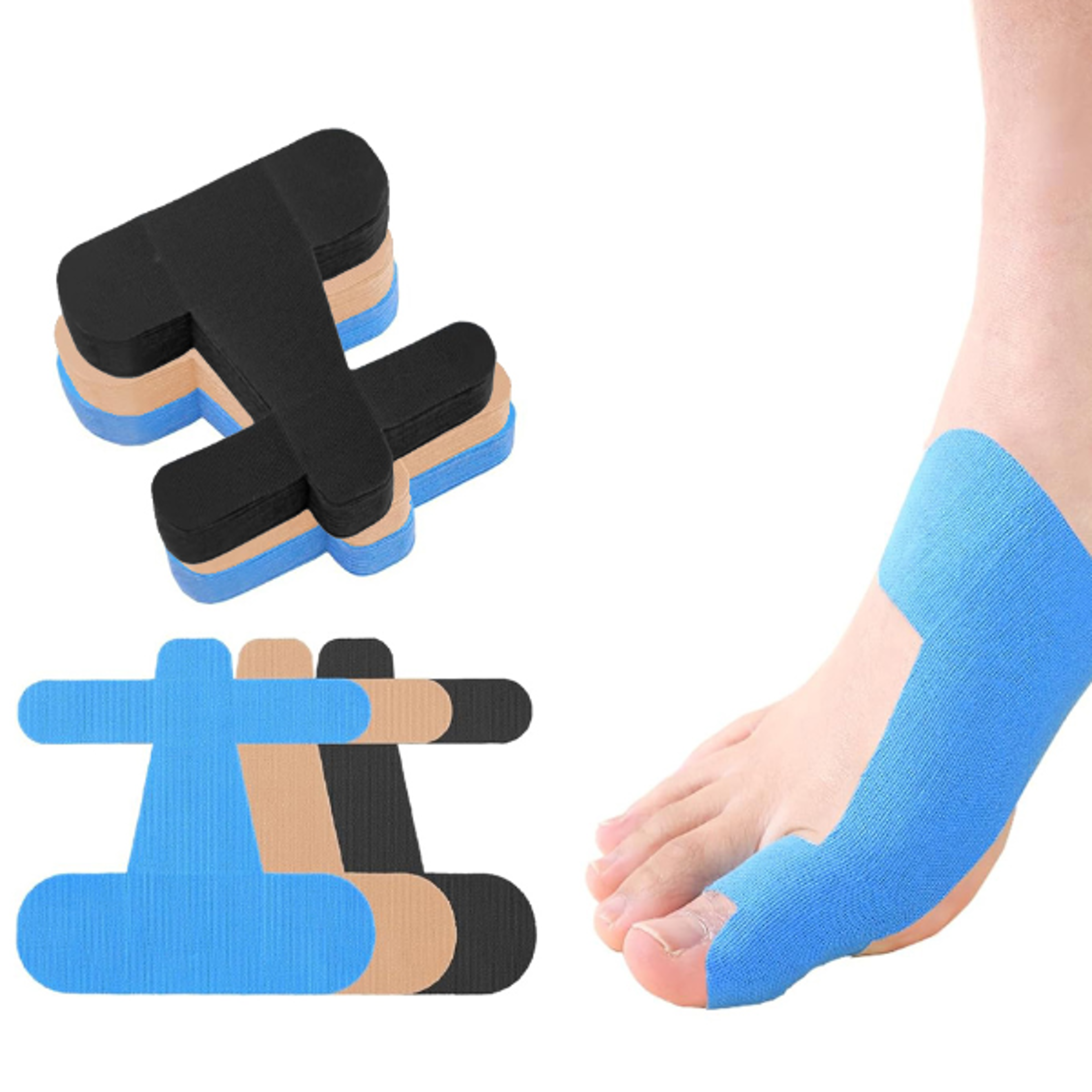 bunion corrector kinesiology tape for big toe pain relief