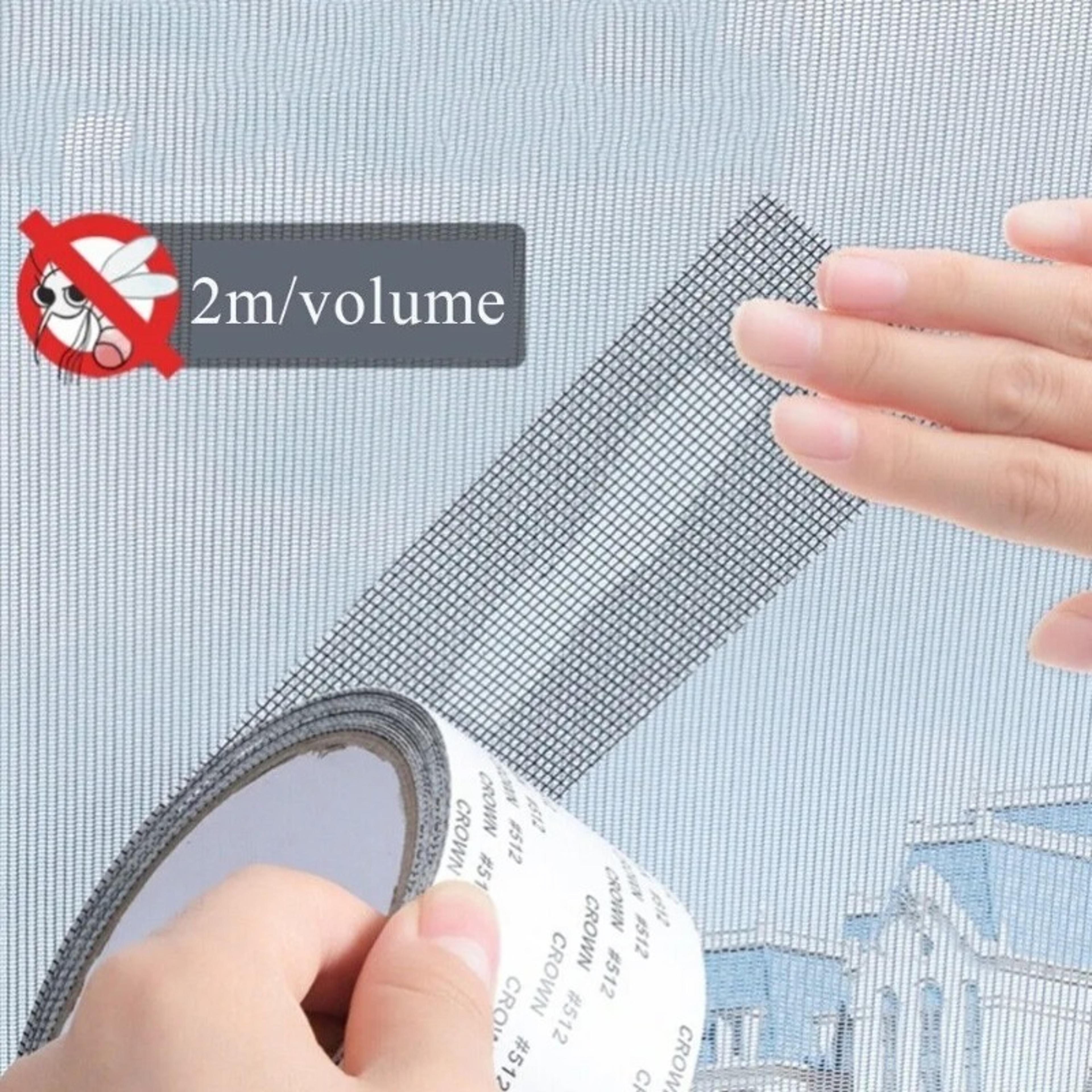 Waterproof Window Screen Repair Tape Self Adhesive Mosquito Net Mesh Patch 2
