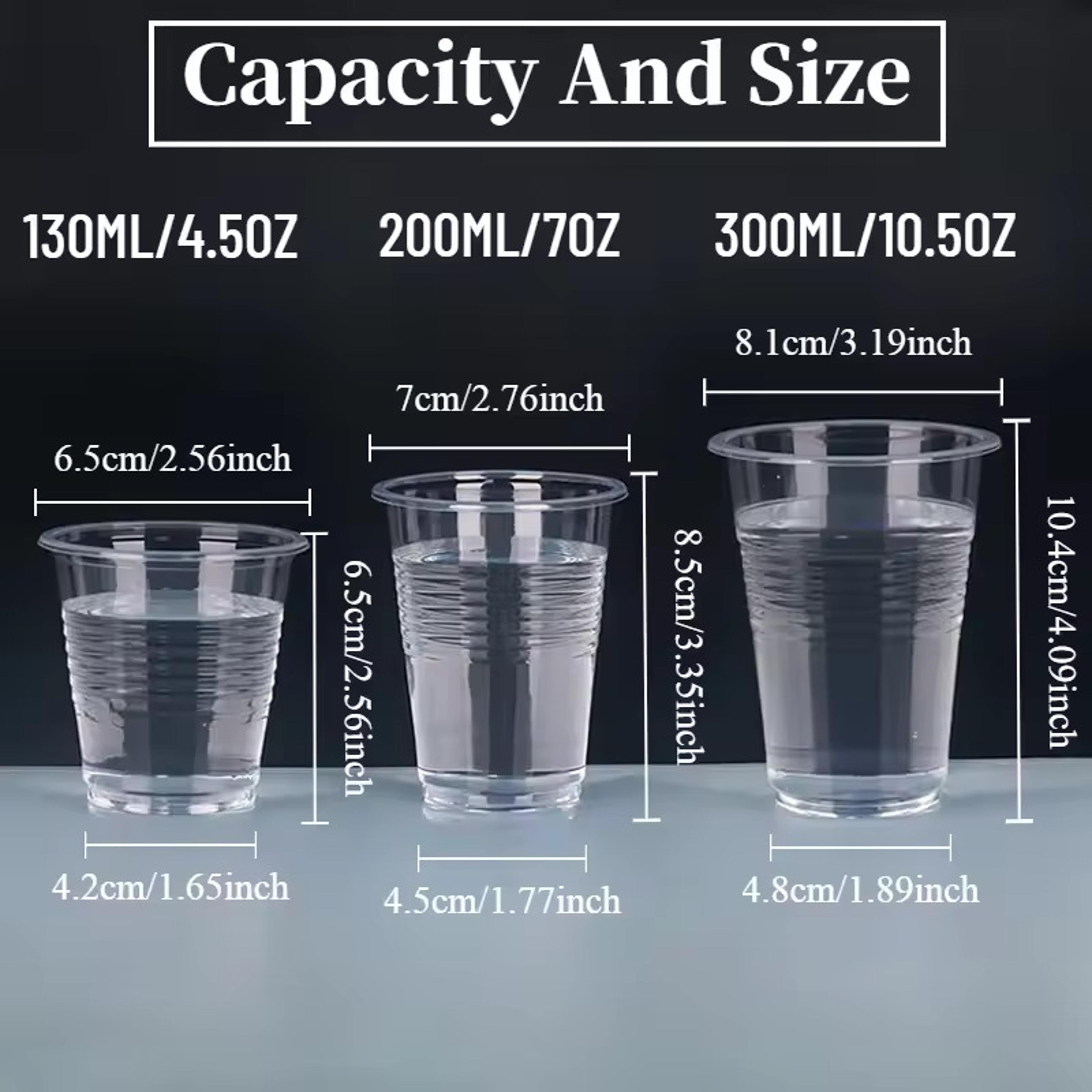 Premium Clear Disposable Plastic Cups For Drinks  Parties Bulk Household Tableware 1