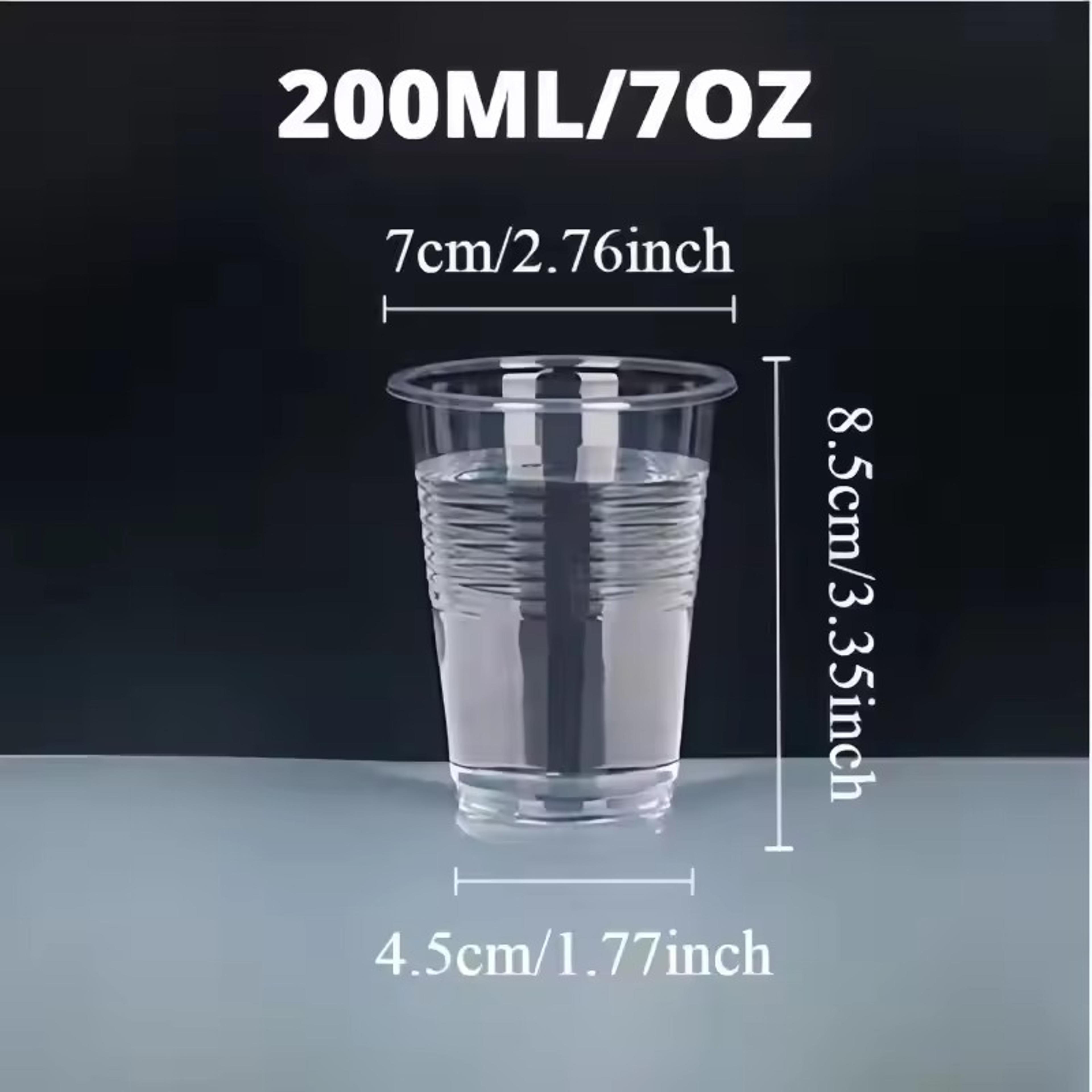 Premium Clear Disposable Plastic Cups For Drinks  Parties Bulk Household Tableware 7
