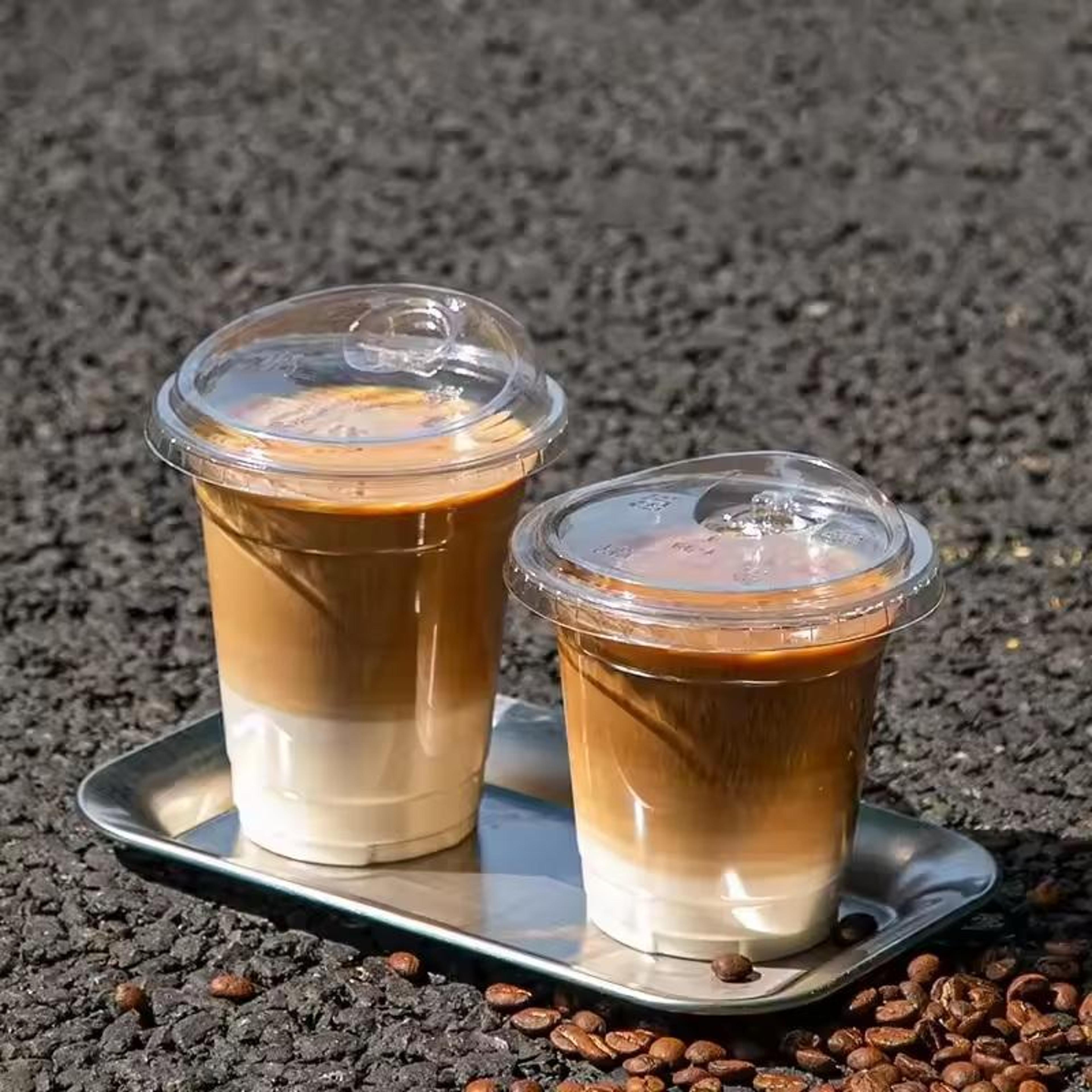 Disposable Cups For Iced Coffee Bubble Tea  Leak Proof Cold Drinks 4
