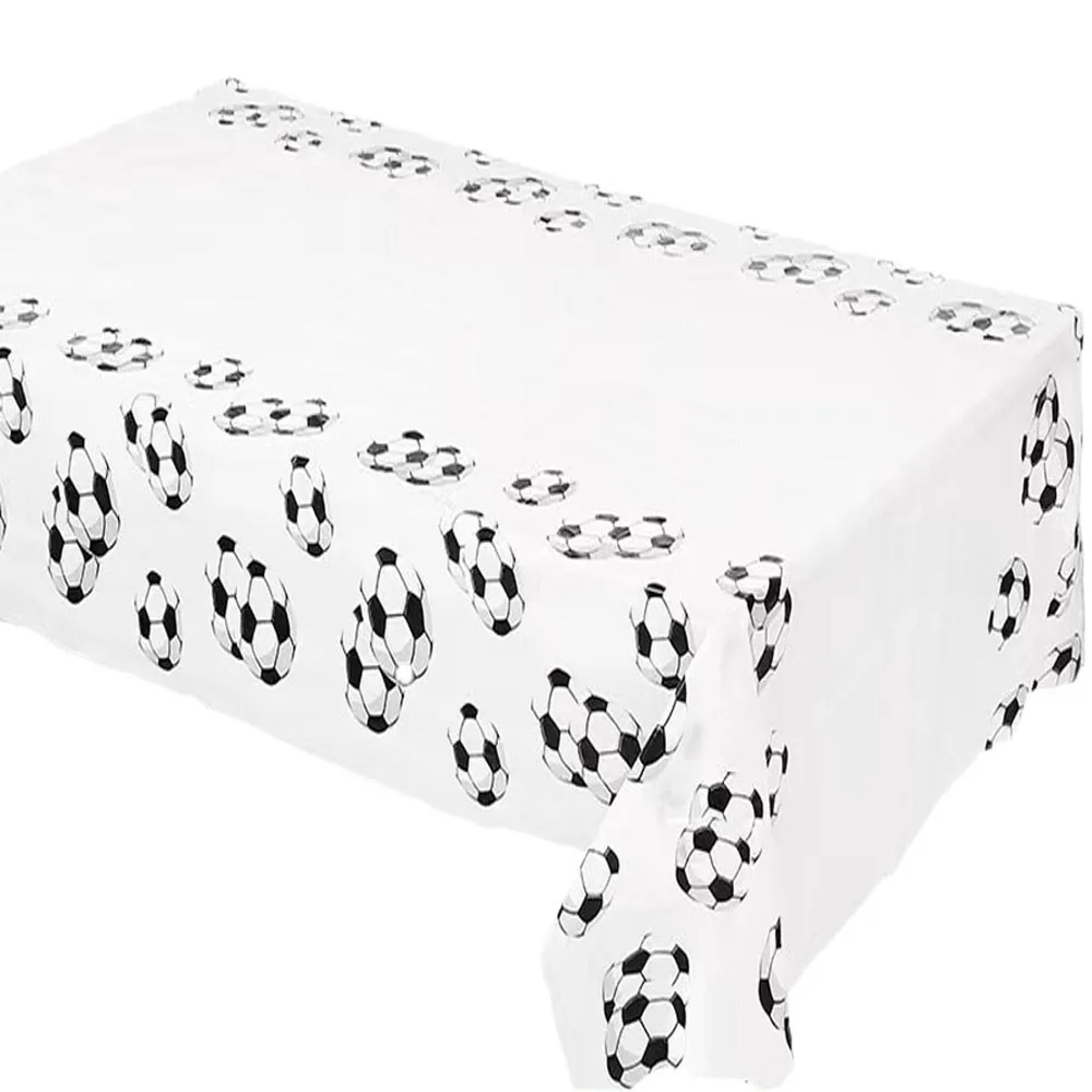 Football Party Tablecloth Disposable Soccer Birthday Table Cover For Kids Sports Parties 5