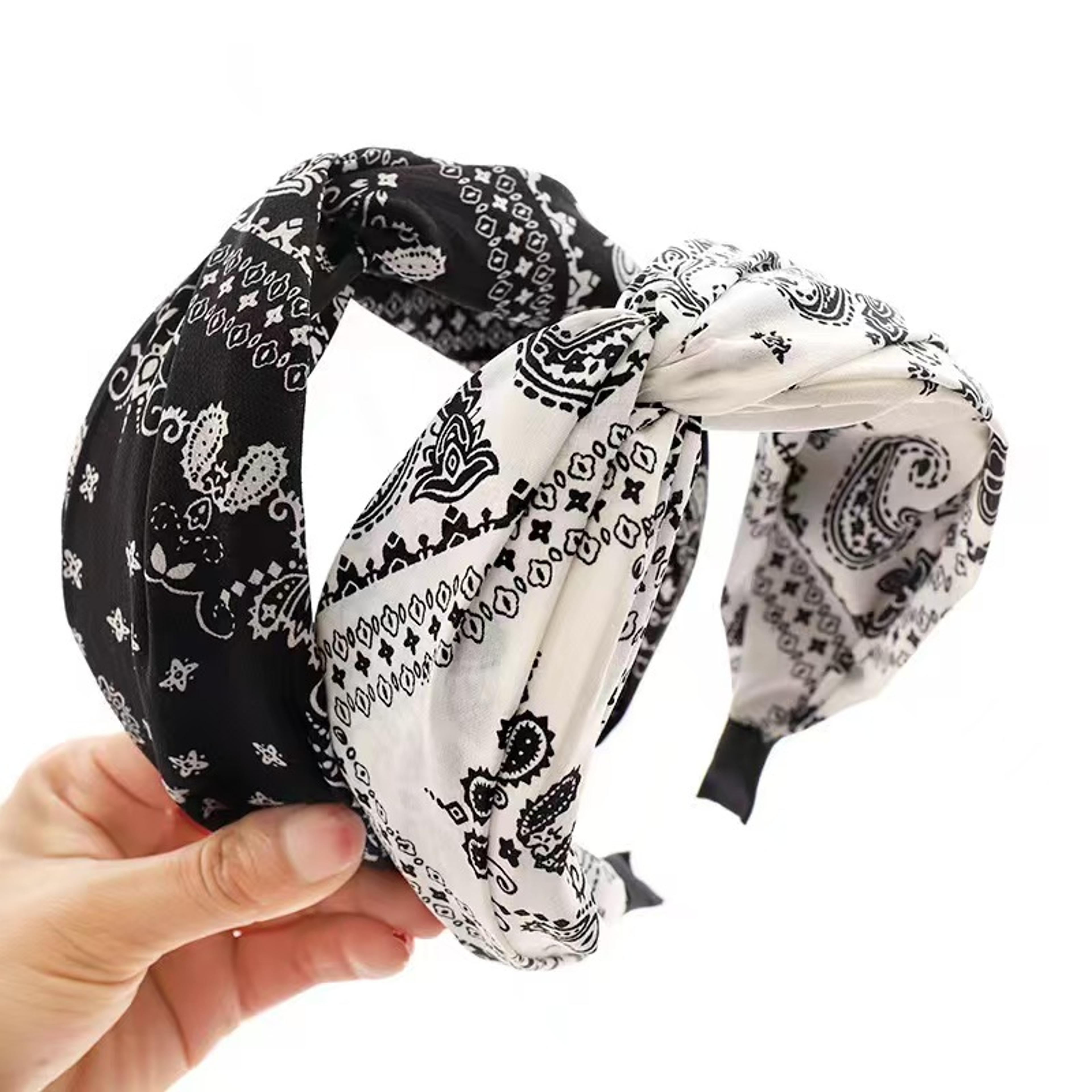 Wide Headband For Women Gray Hair Cover Hair Accessory 1