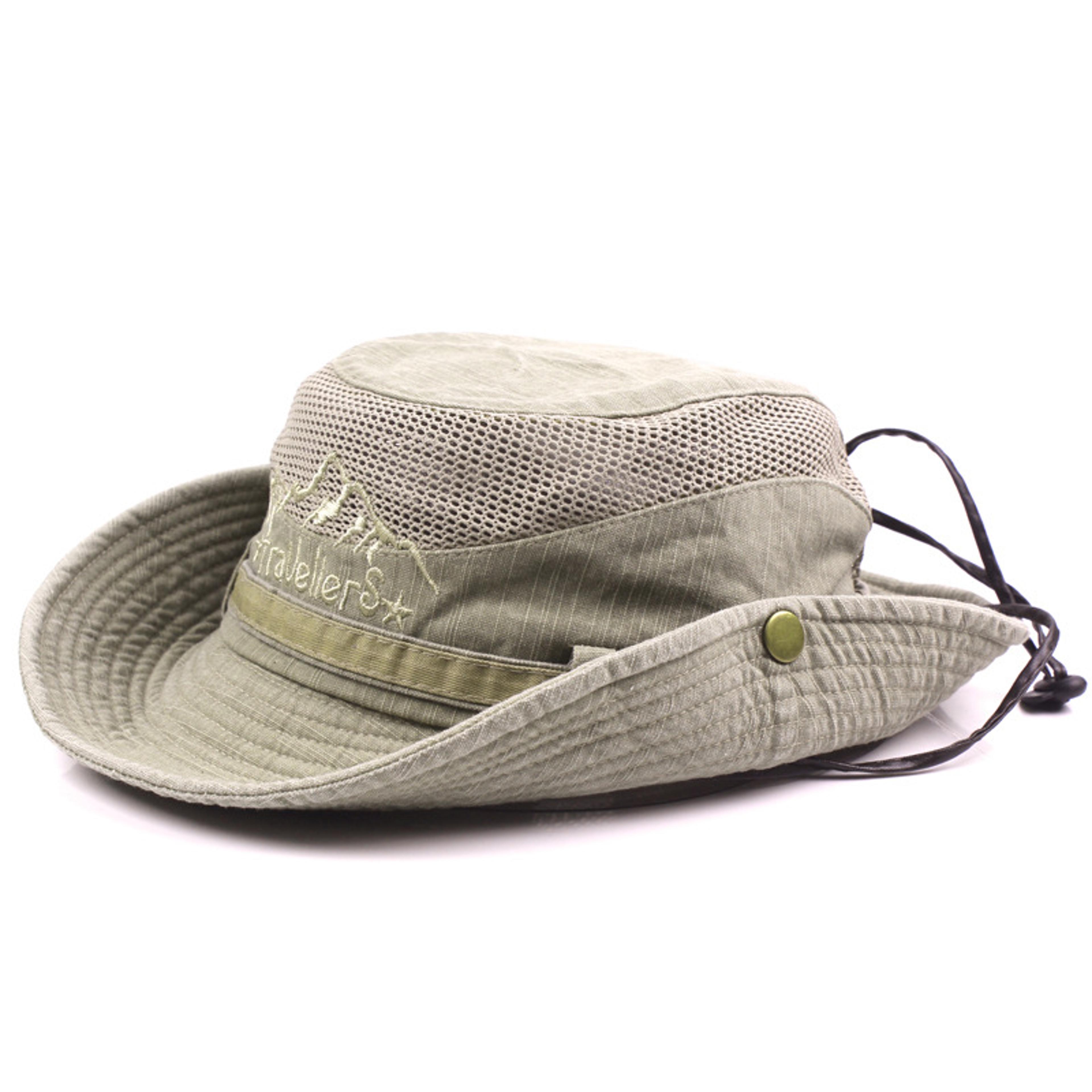 Mens Breathable Bucket Hat For Fishing Hiking And Beach Sun Protection 6
