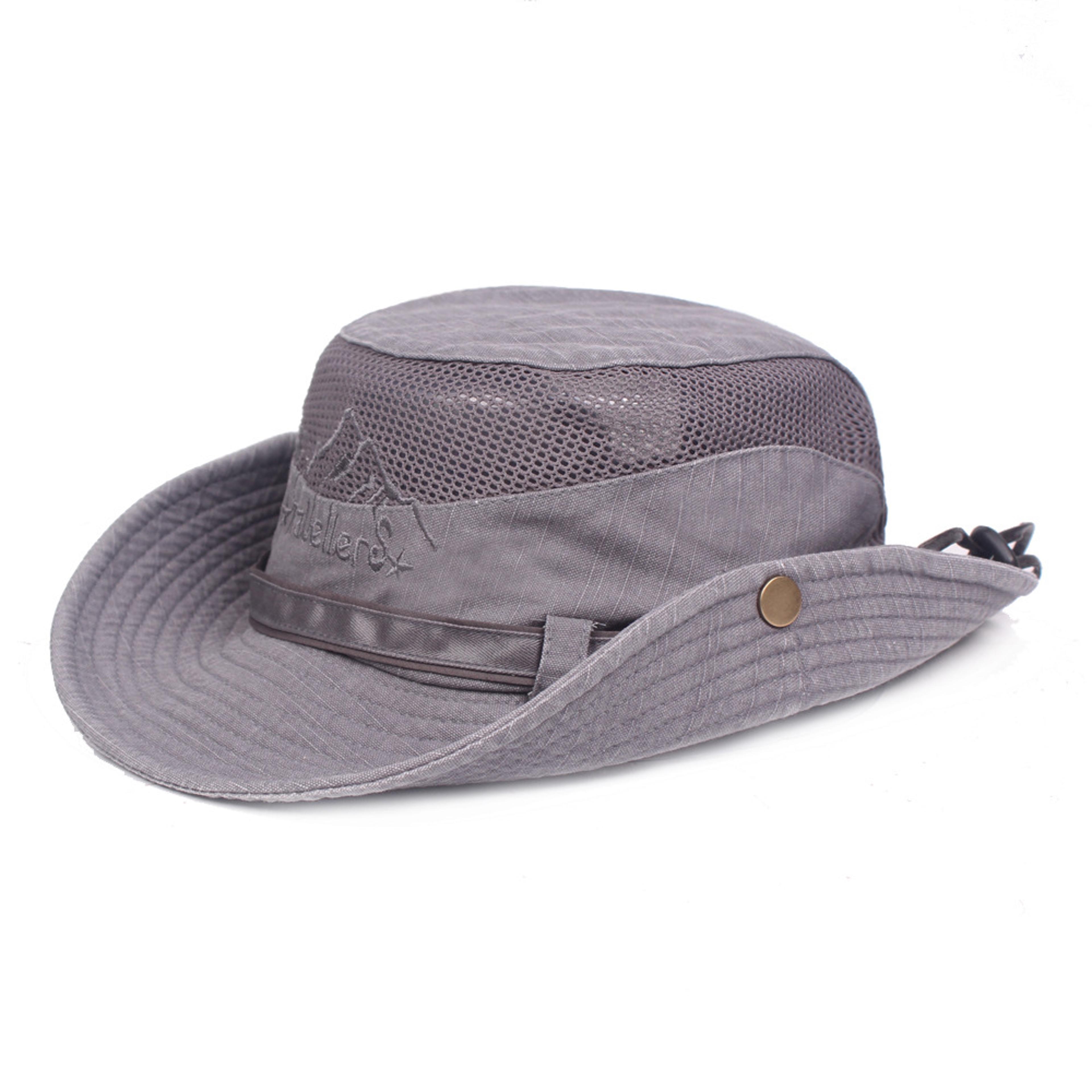 Mens Breathable Bucket Hat For Fishing Hiking And Beach Sun Protection 8