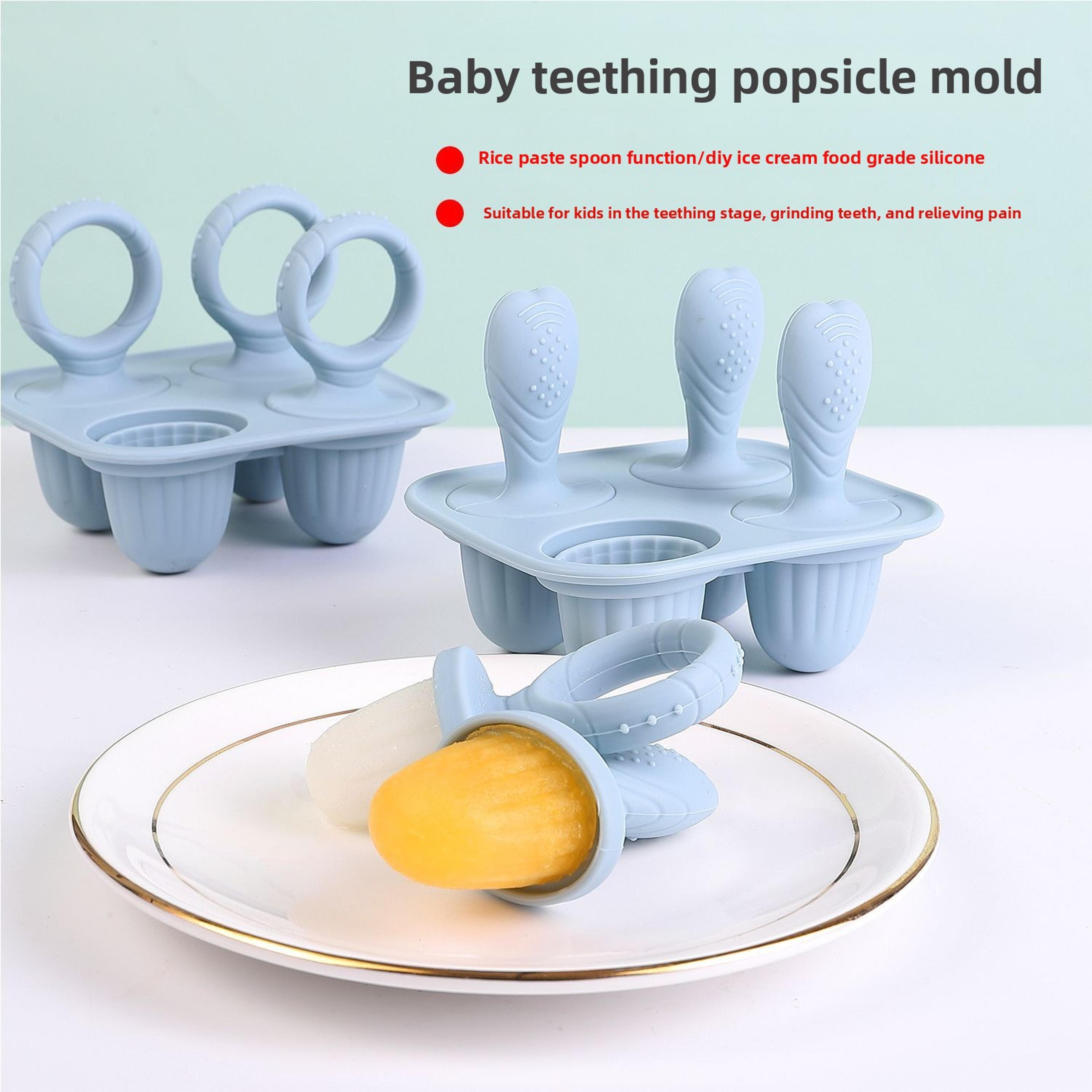 Silicone Baby Popsicle Mold For Teething Treats 1