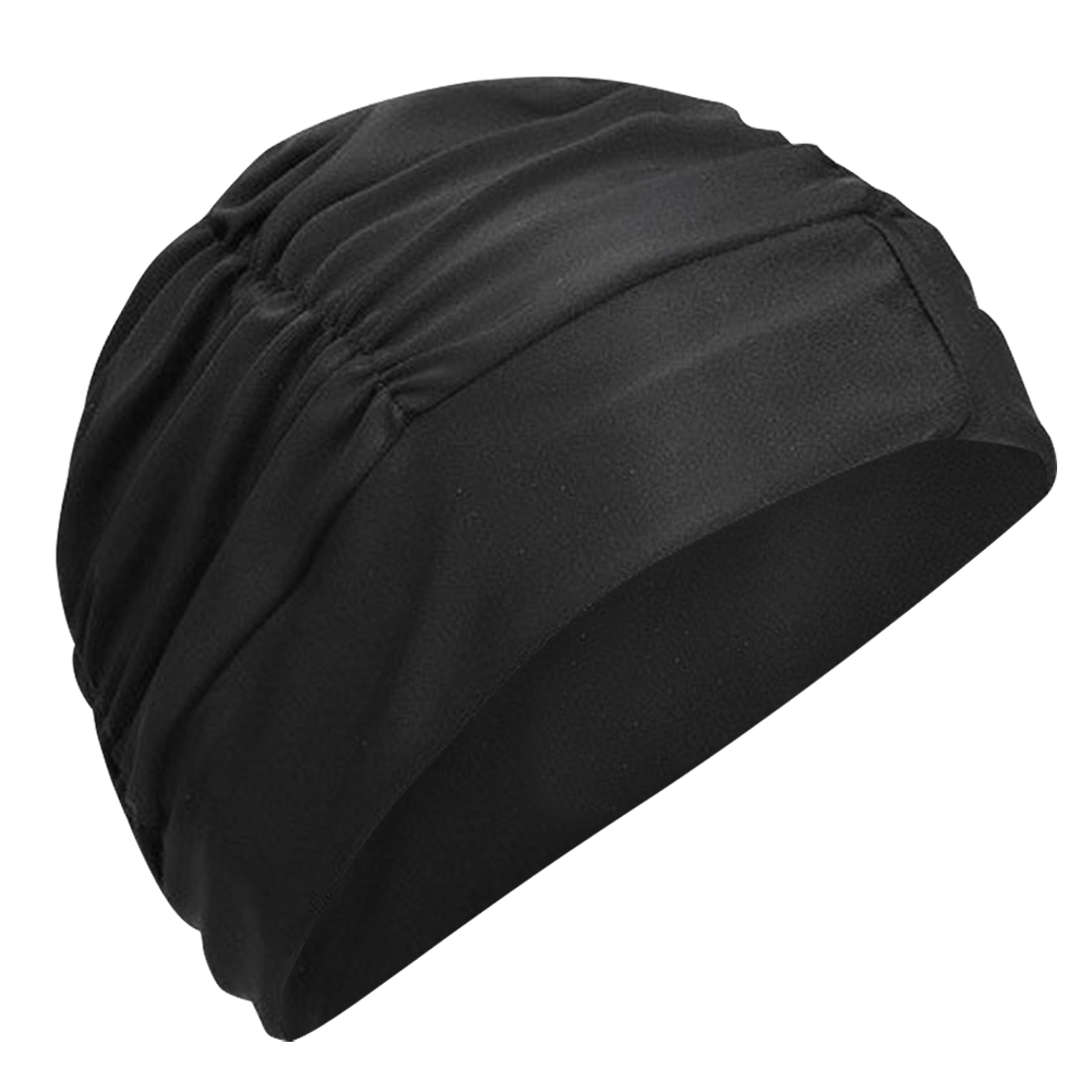 Womens Polyester Swim Cap For Long Hair With Ear Coverage 8