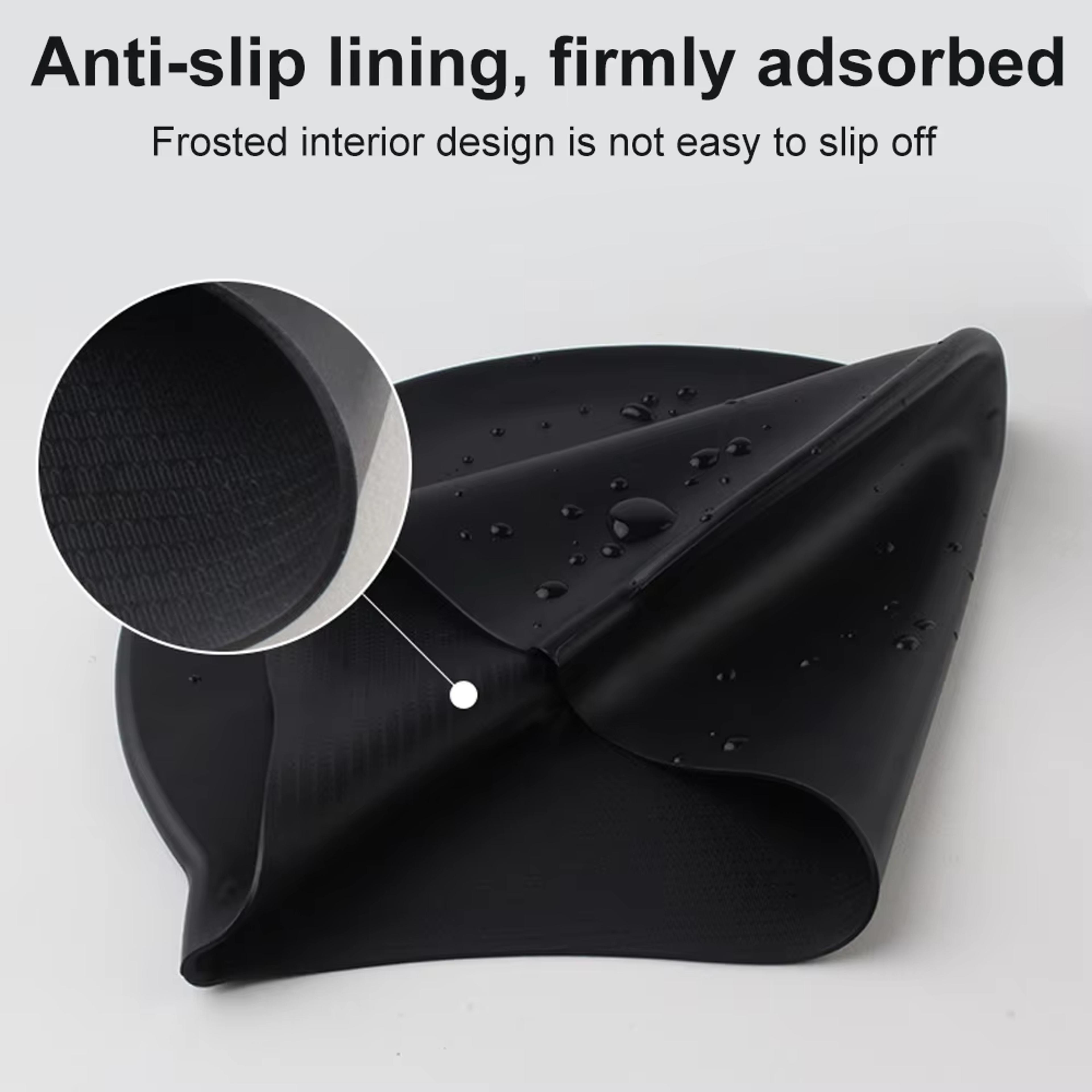 Extra Large Silicone Swim Cap For Long Hair Braids Locs And Curls 4