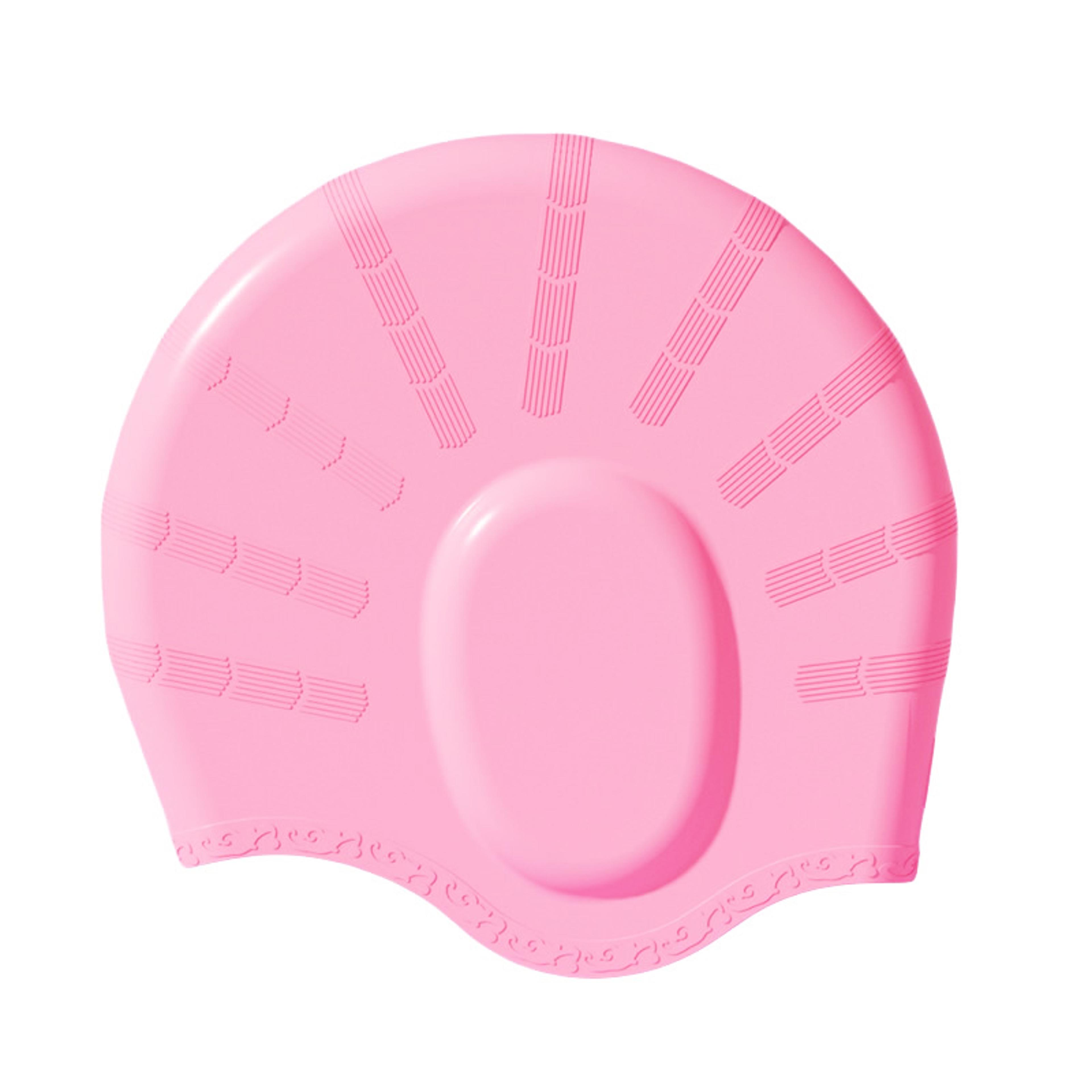 Waterproof Silicone Swim Cap For Long Hair With Ear Protection 7