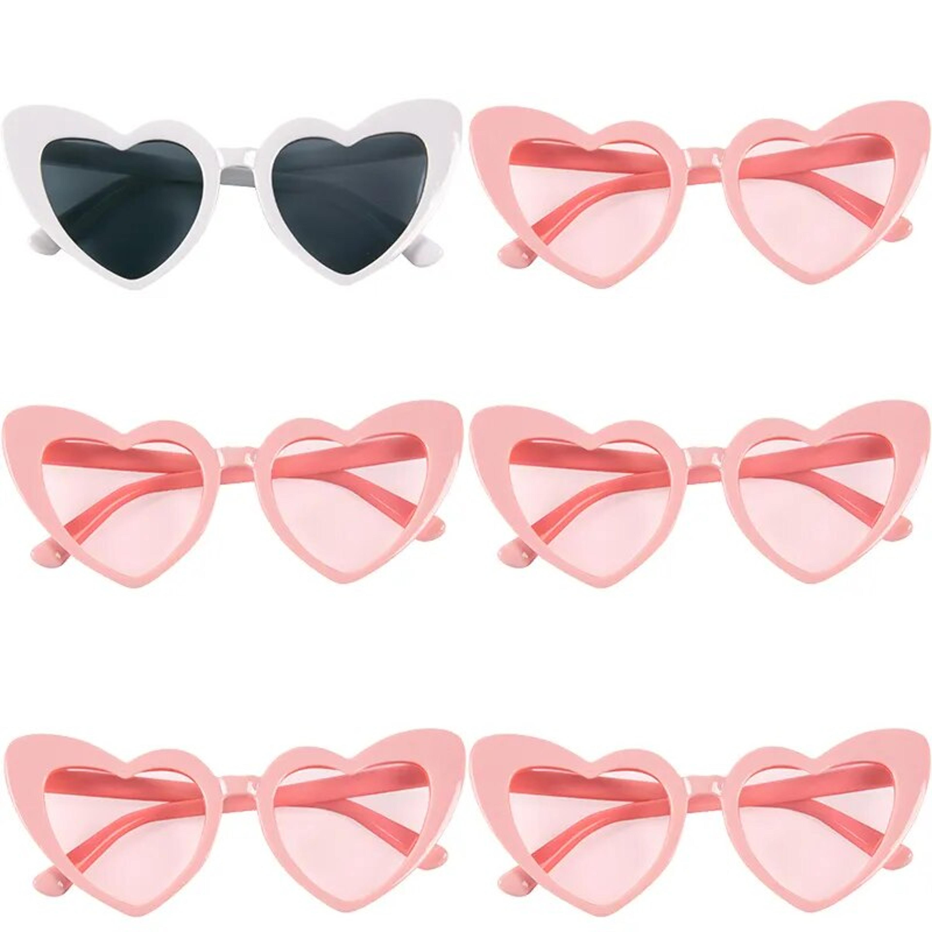 bachelorette party sunglasses wedding bridal shower decor hen party supplies bride to be bridesmaid gift heart shaped gl