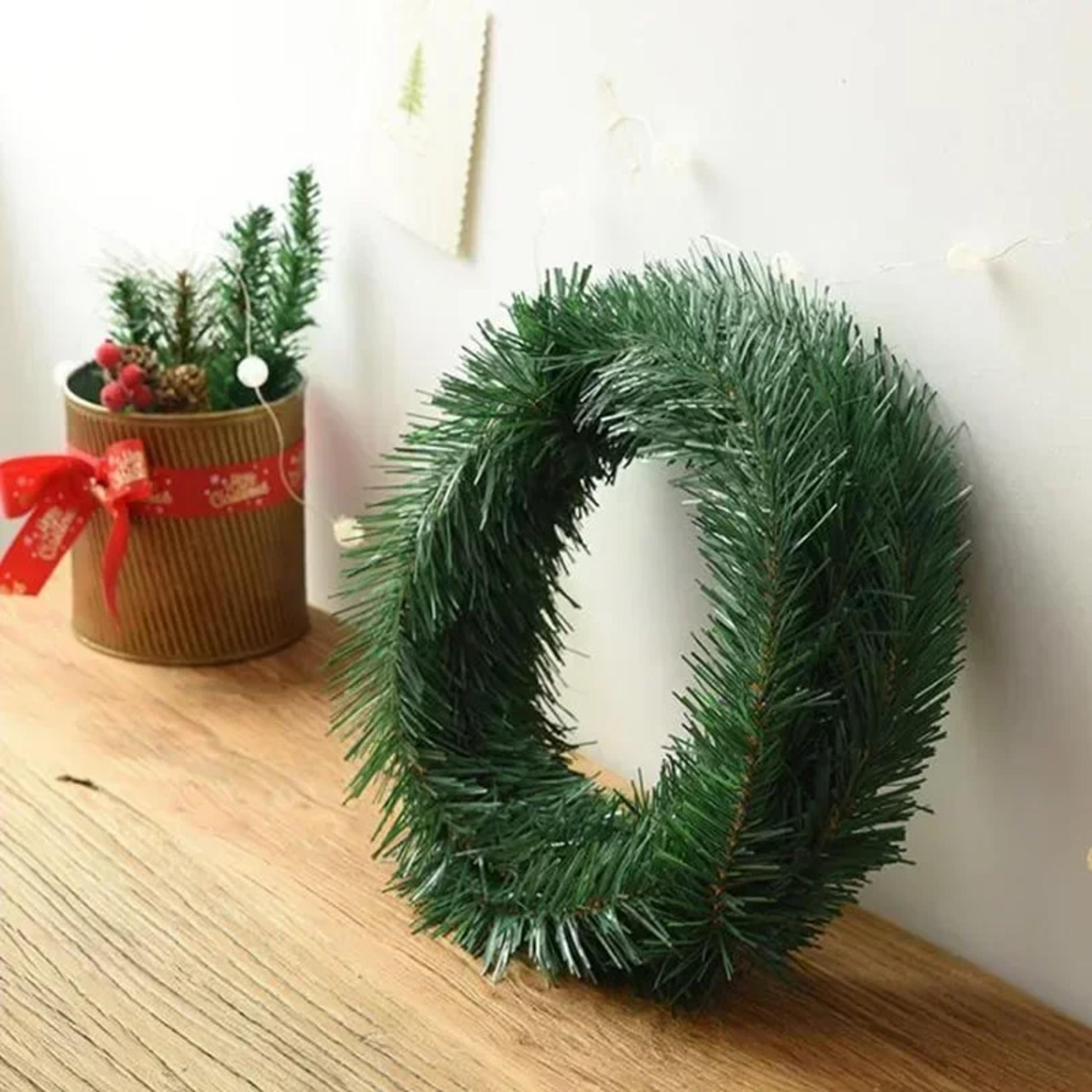 5.5m christmas garland: artificial rattan for home decoration - xmas tree ornaments, indoor & outdoor diy decor
