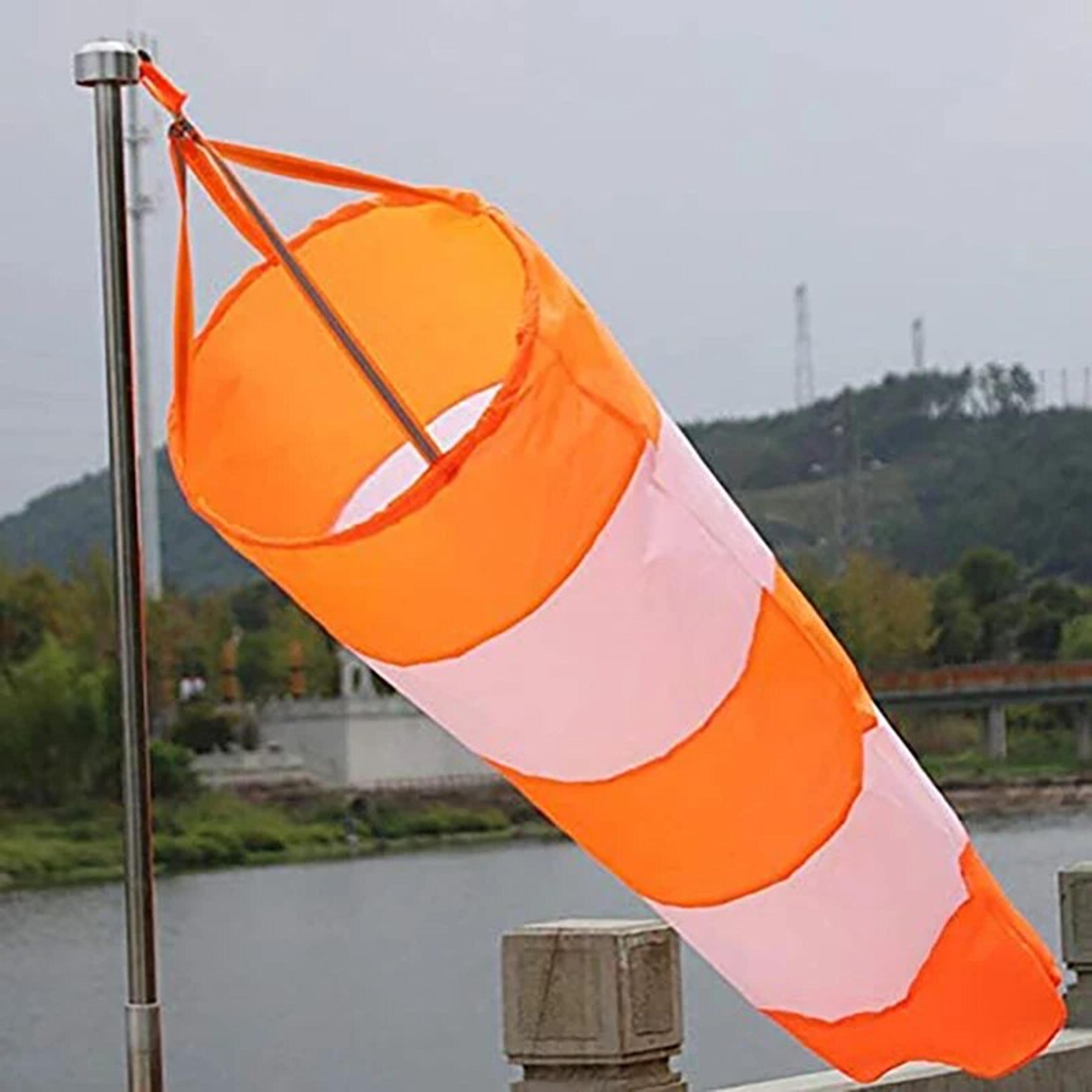 reflective windsock for accurate wind measurement: ideal for airport, aviation, garden, farm - 60/80/100cm