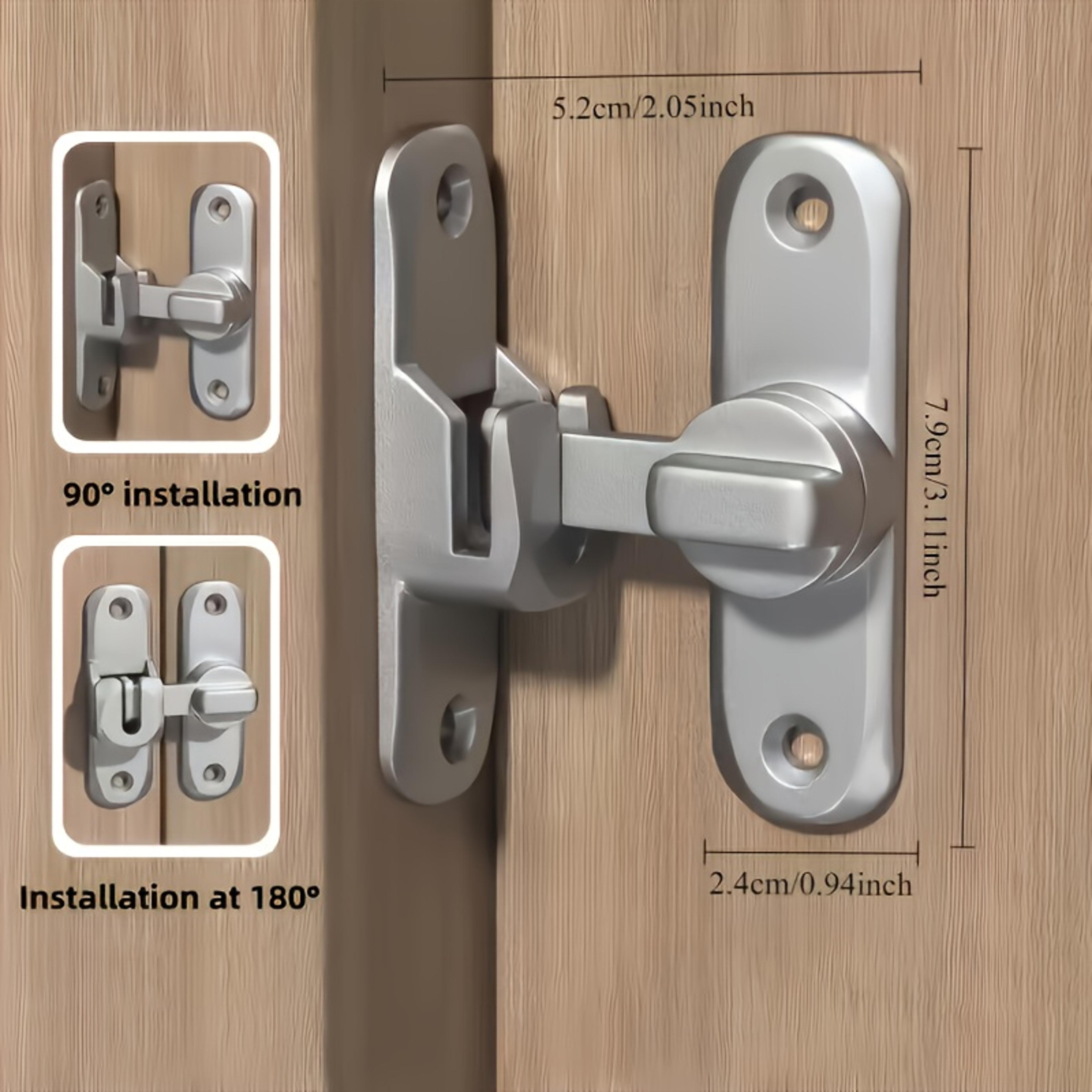 Heavy Duty Adjustable Sliding Pin Anti Theft Door Lock With Keyless Entry 1