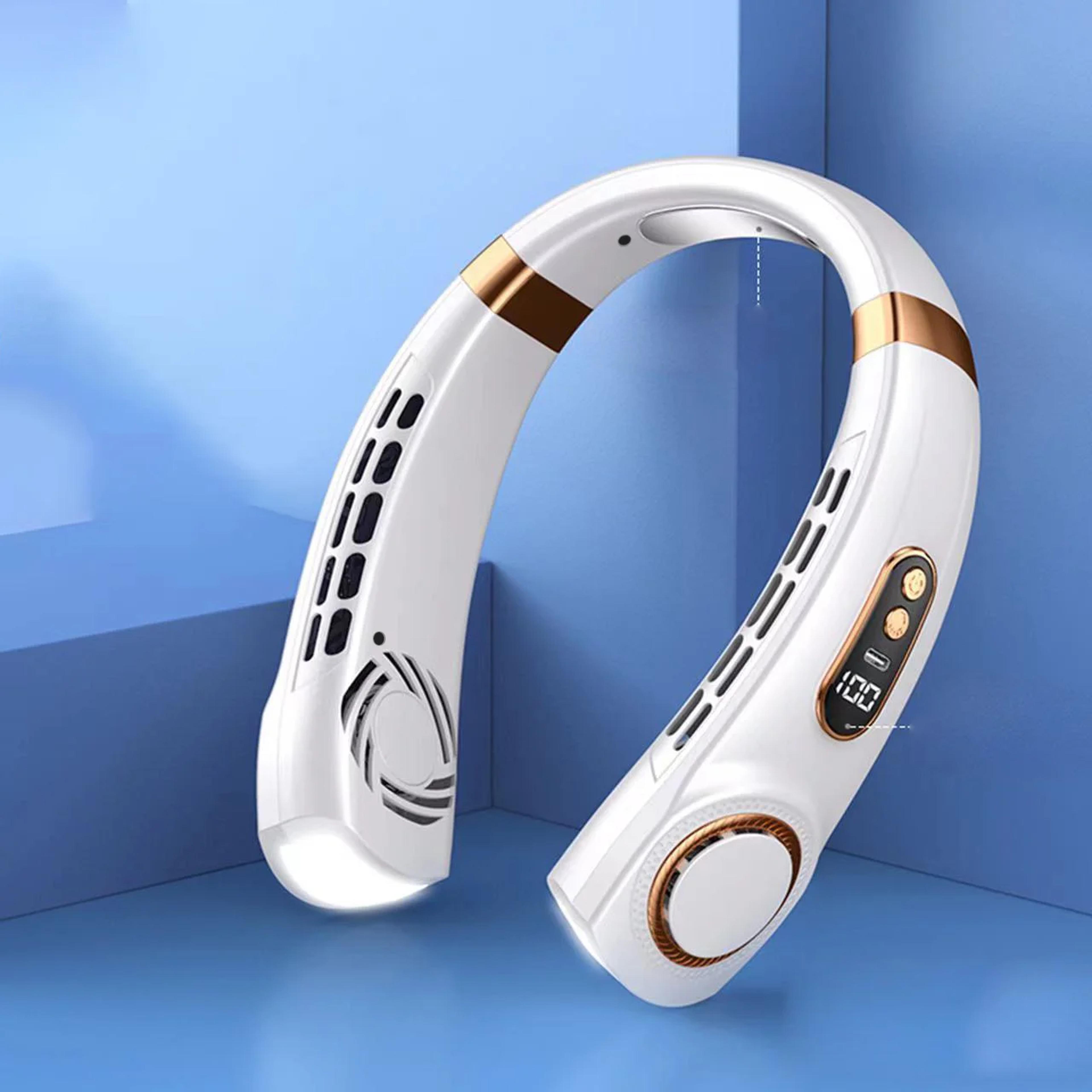 Rechargeable Bladeless Neck Fan Hands Free Portable Cooling Fan With USB Charging 9