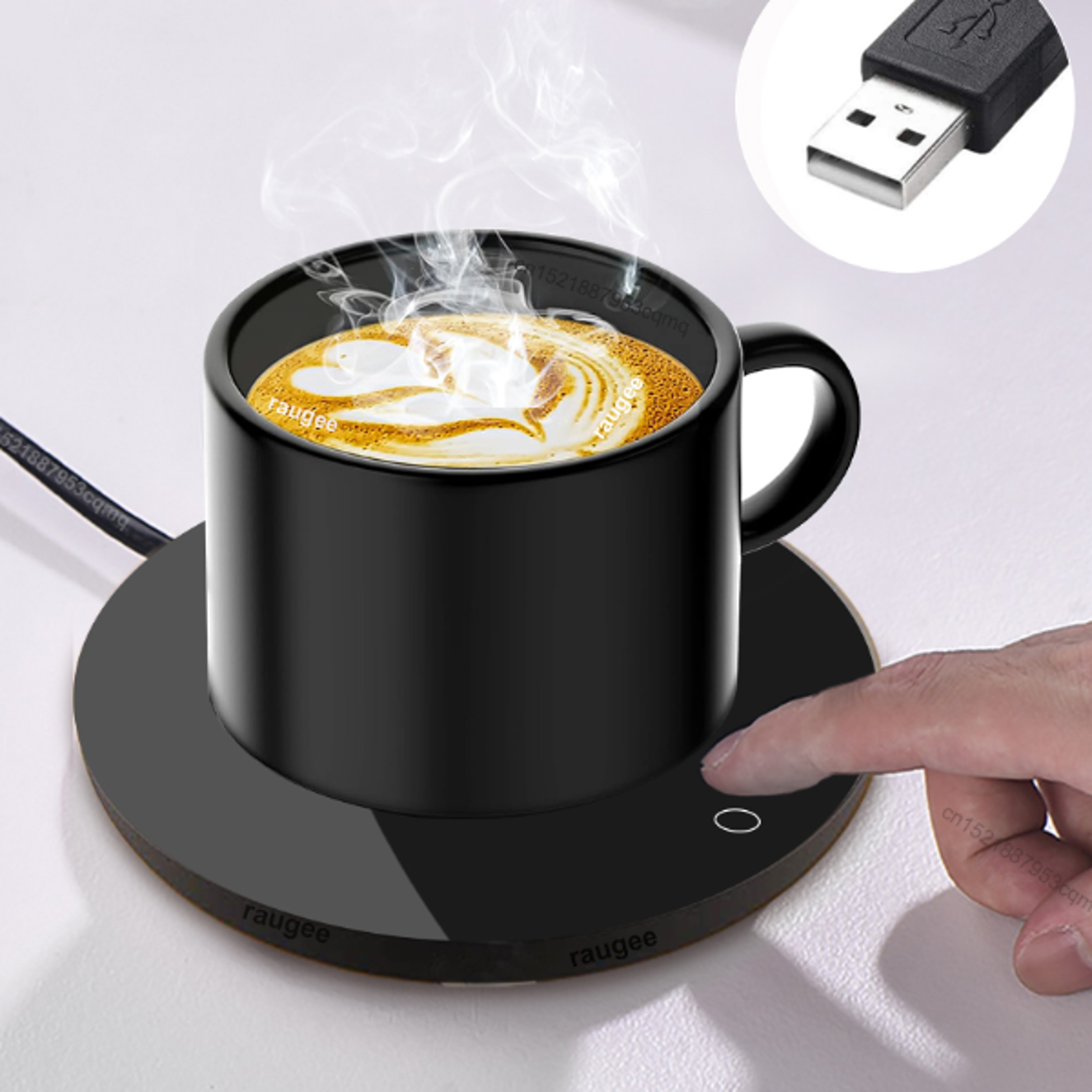 usb coffee mug warmer thermostatic cup heater for desk home & office